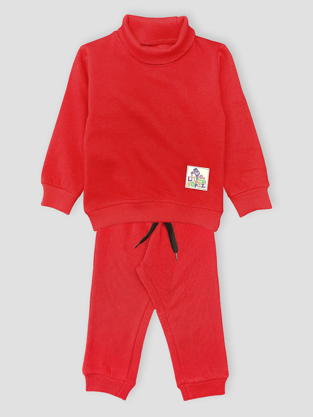 YUV Kids Turtle Neck Sweatshirt With Jogger