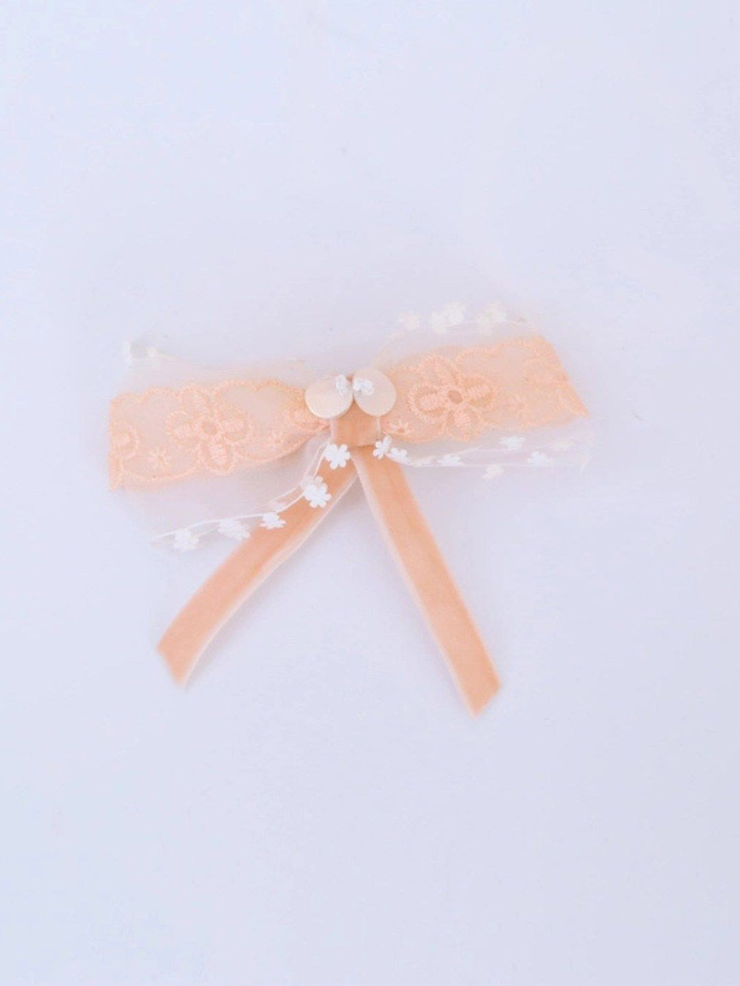Bling Orn Girls Bow With Pearls Hair Clip