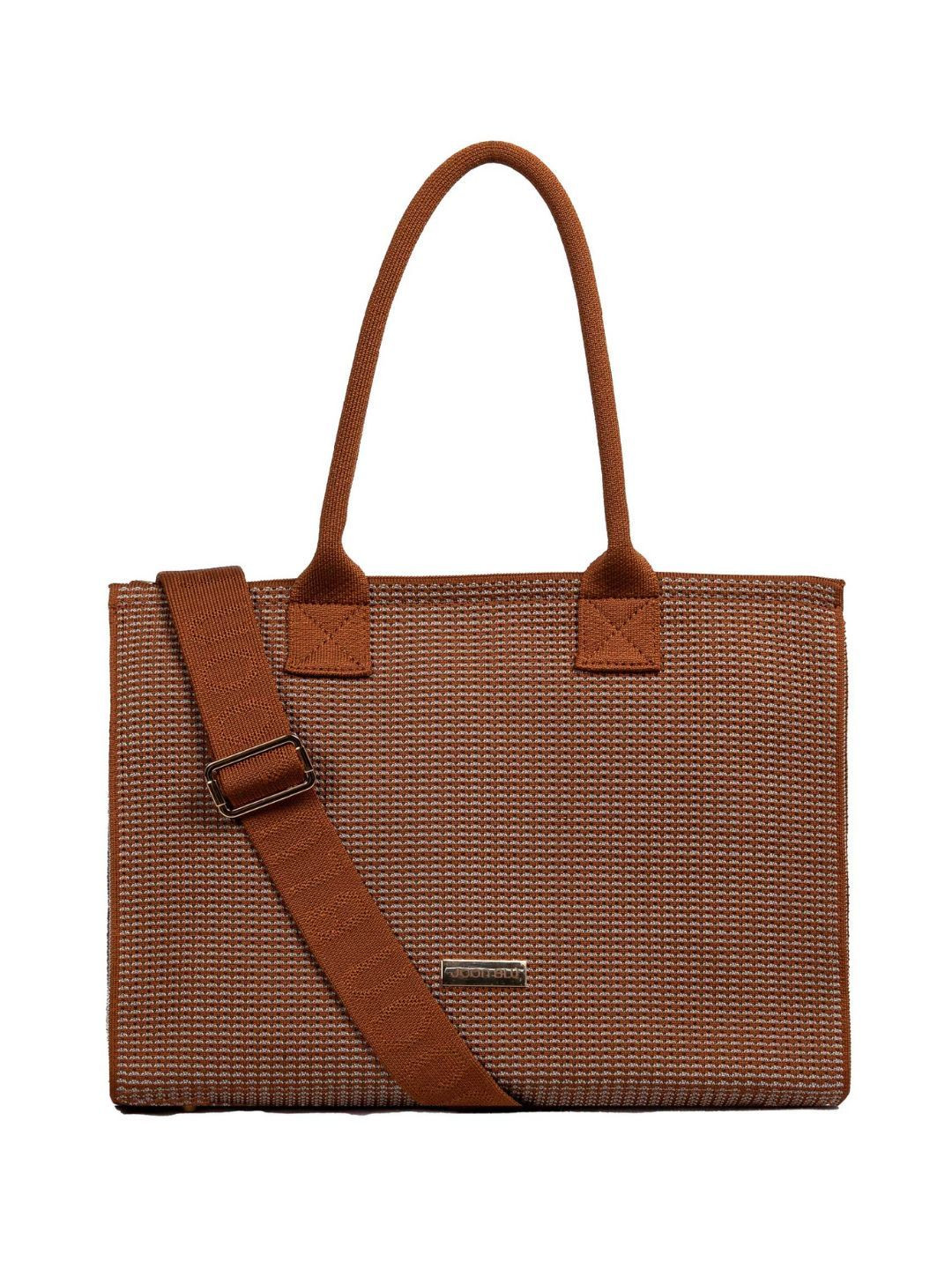 Joon Blu Women Textured Shopper Tasselled Tote Bag