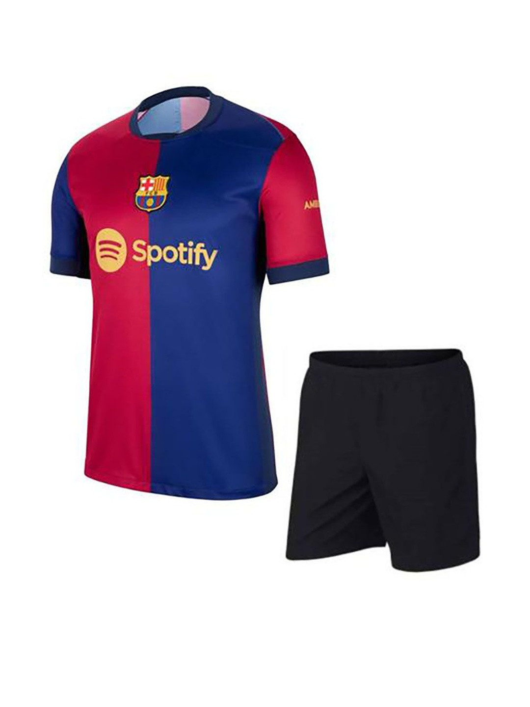 dostitch Boys Barcelona Lionel Messi 10 Printed Jersey T-shirt