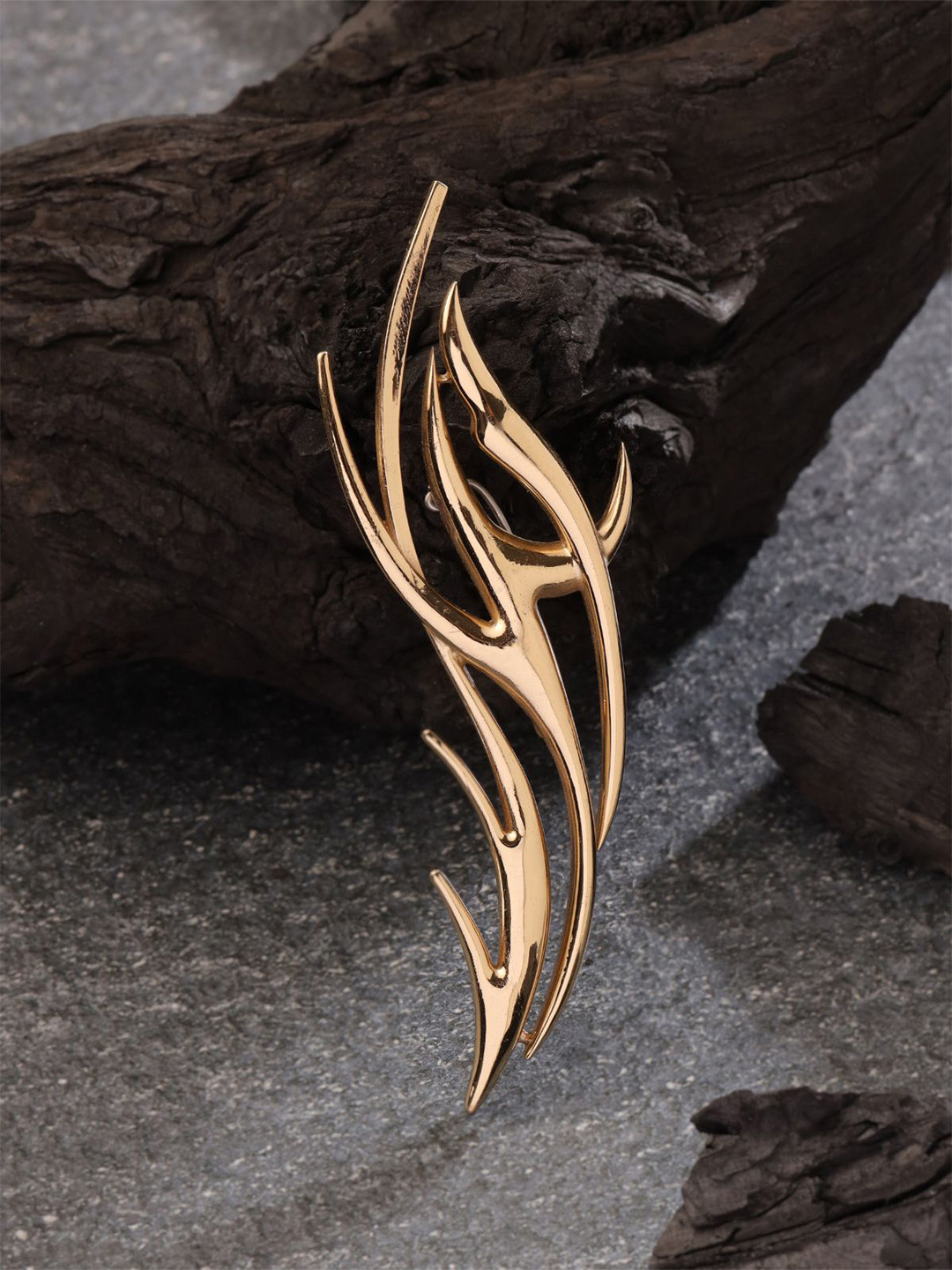 COSA NOSTRAA Men Abstract Aura Statement Brooch