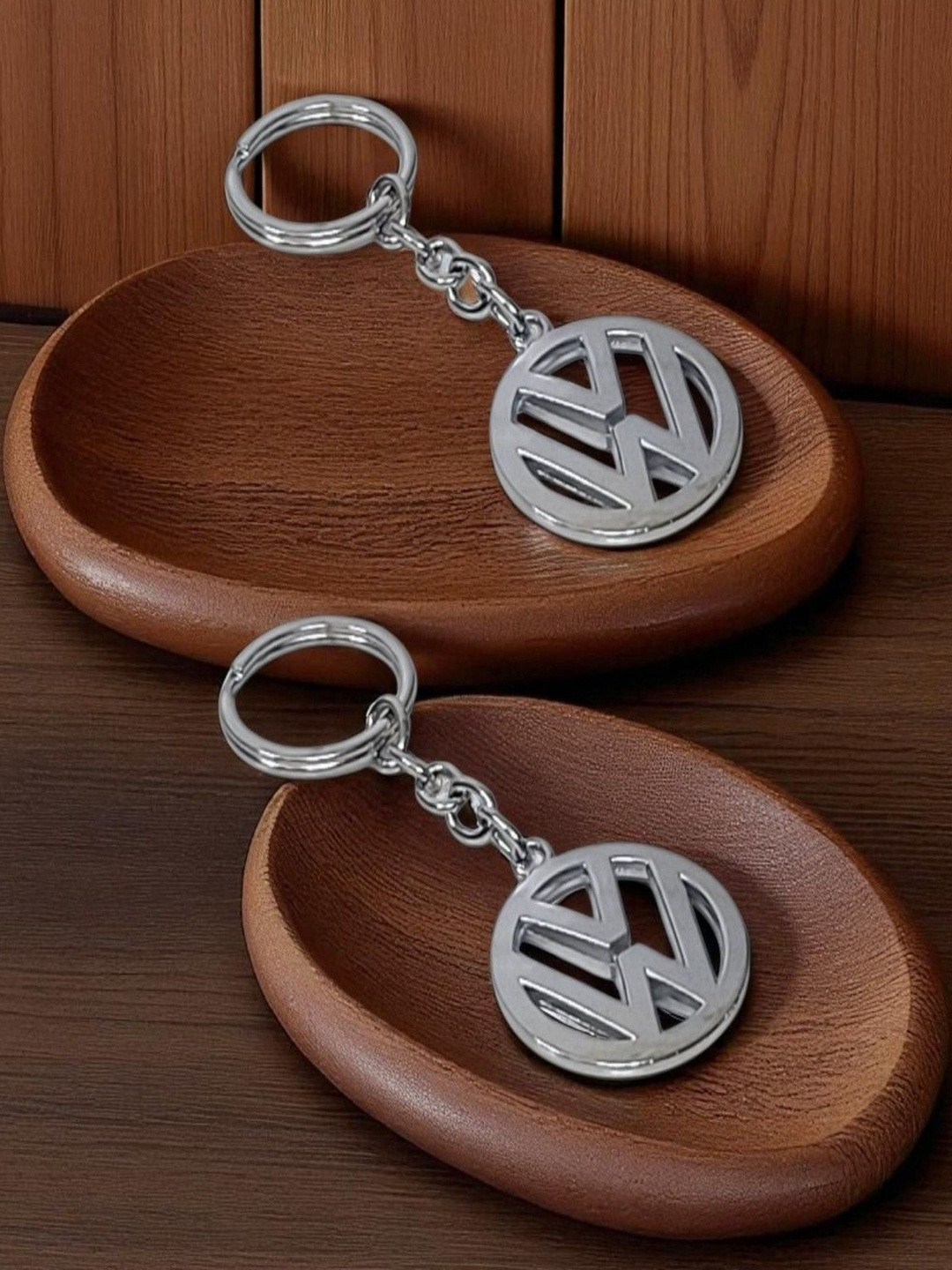 ADOREAL Set Of 2 Volkswagen Steel Keychains