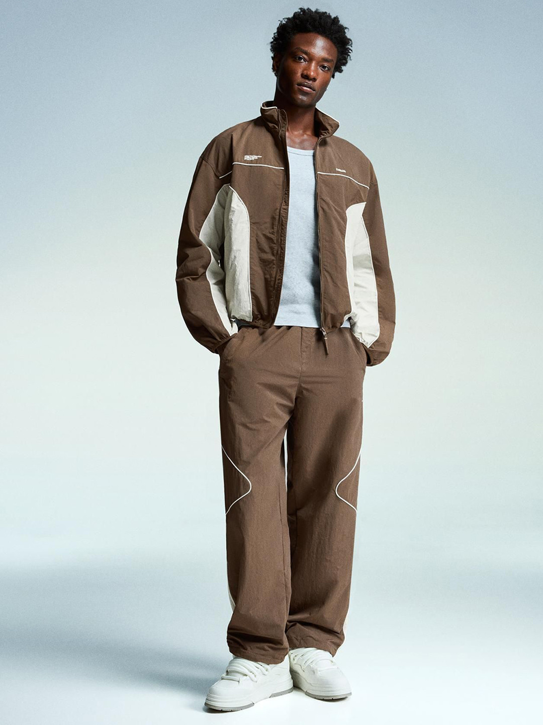 Bershka Super Baggy Technical Trousers