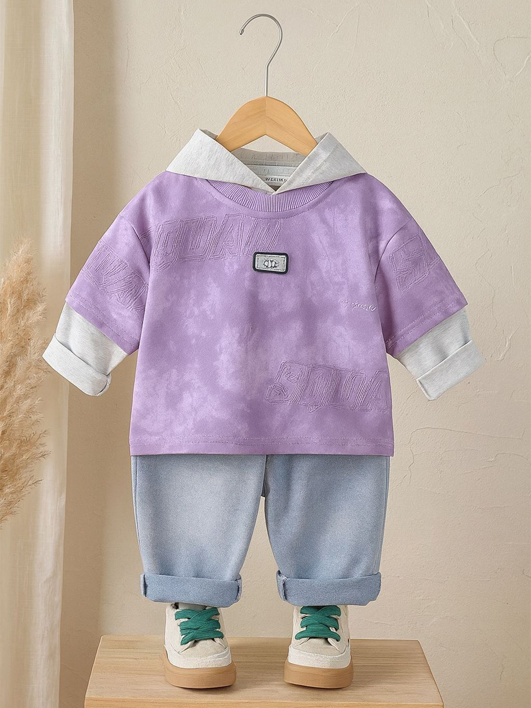 Googo Gaaga Boys T-shirt and Shirt with Trousers