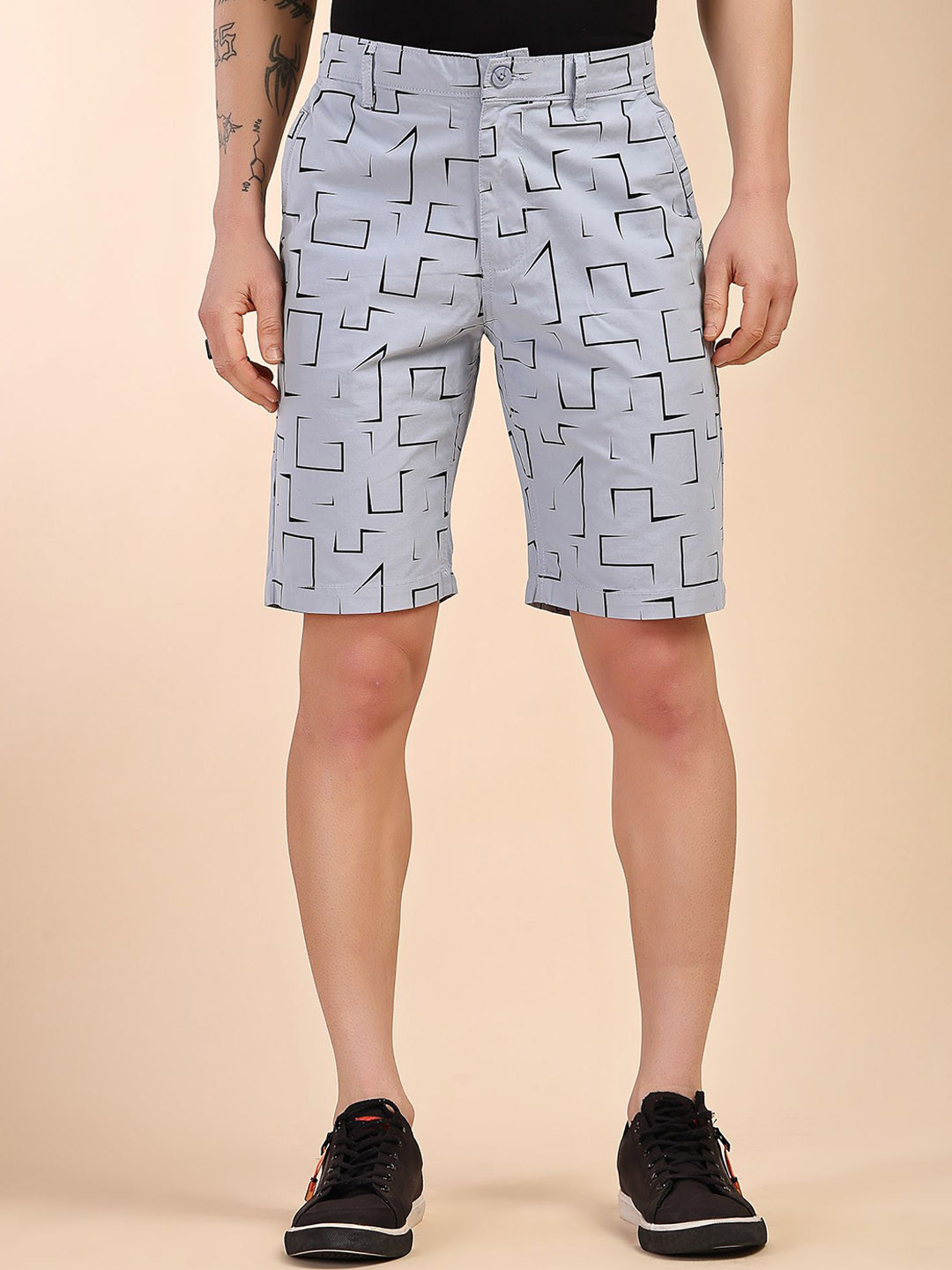 Thomas Scott Men Printed Chino Shorts