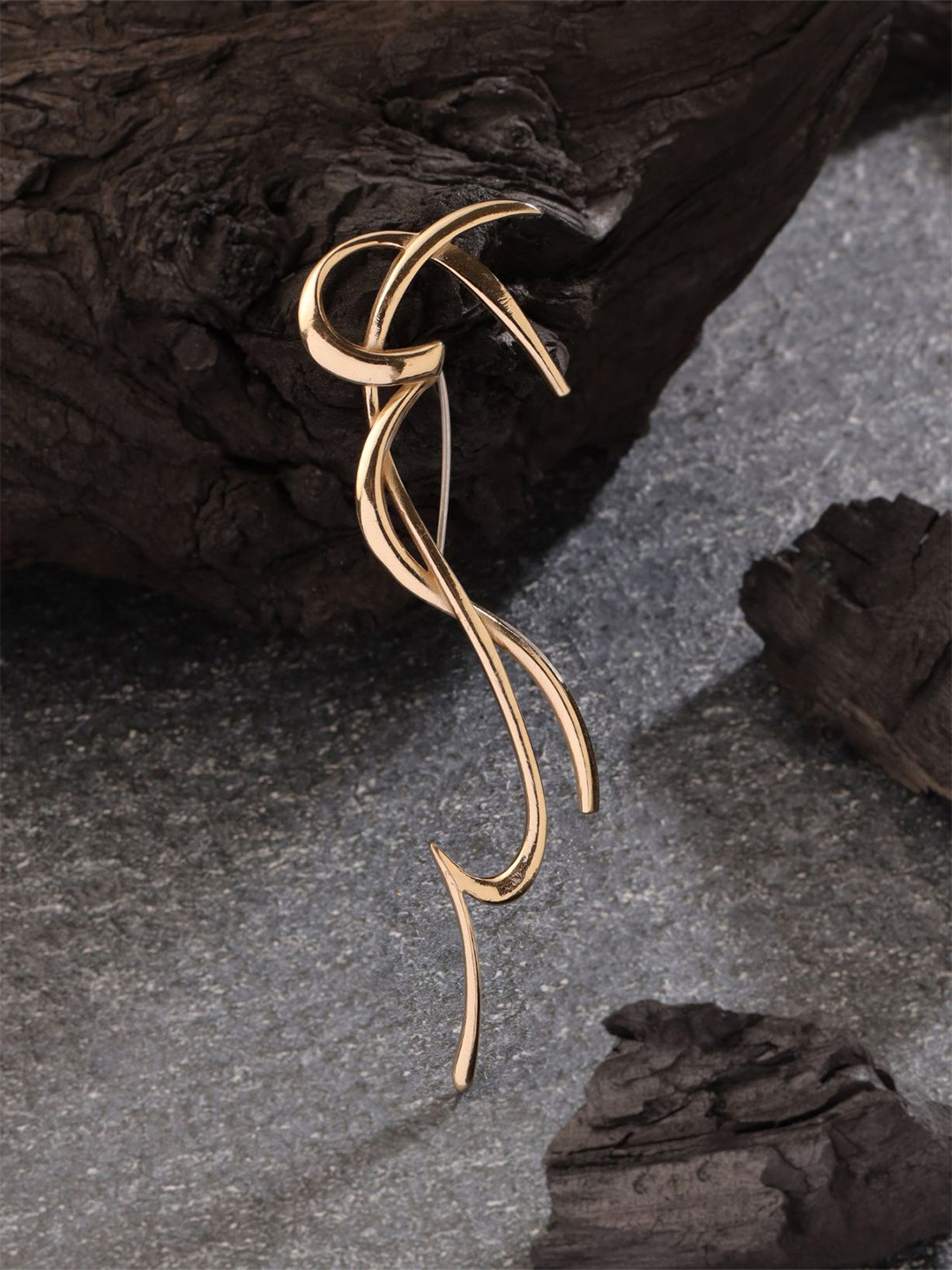 COSA NOSTRAA Men Abstract Signature Statement Brooch