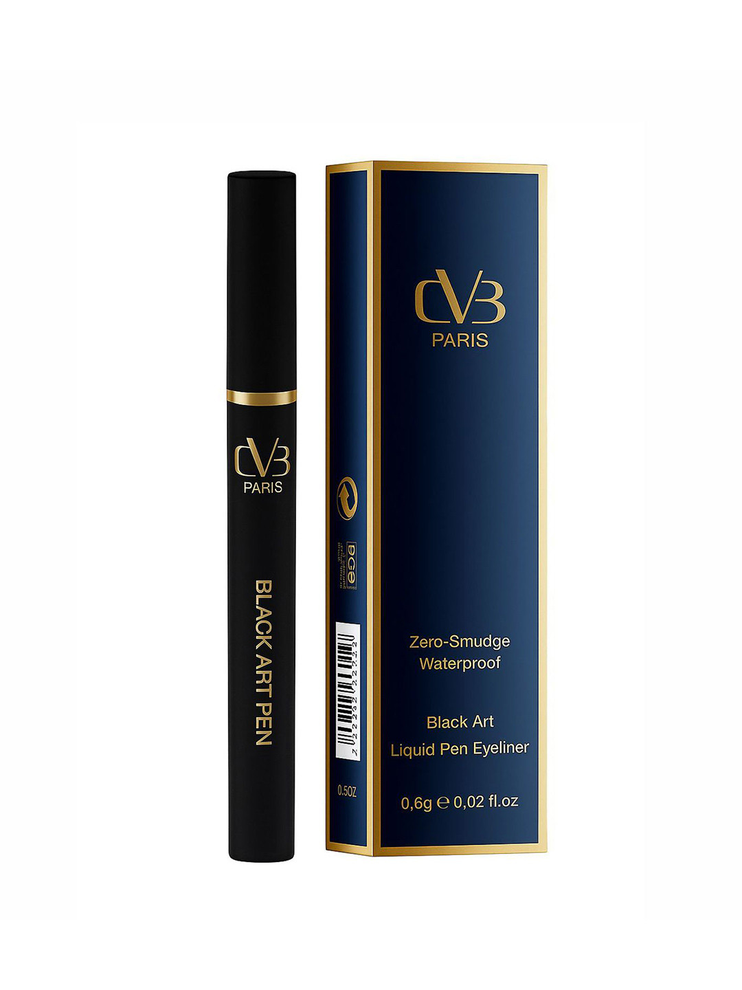 CVB Black Art Pen Eyeliner - 0.6 g - Black
