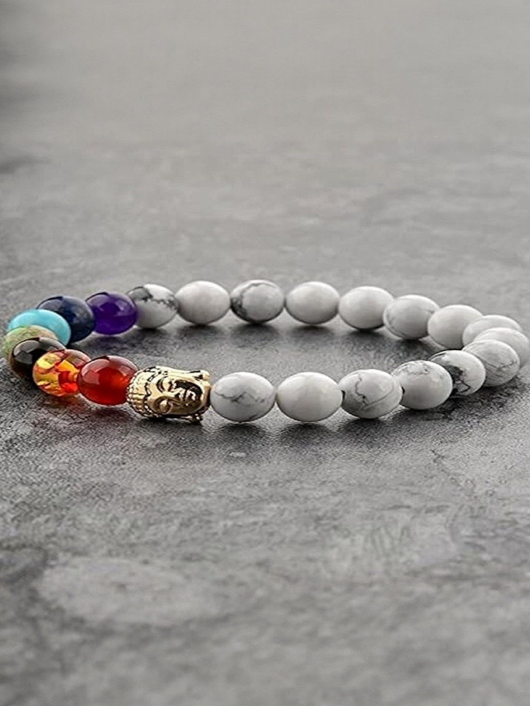 SINDURRI CREATIONS Unisex Crystal Elasticated Bracelet