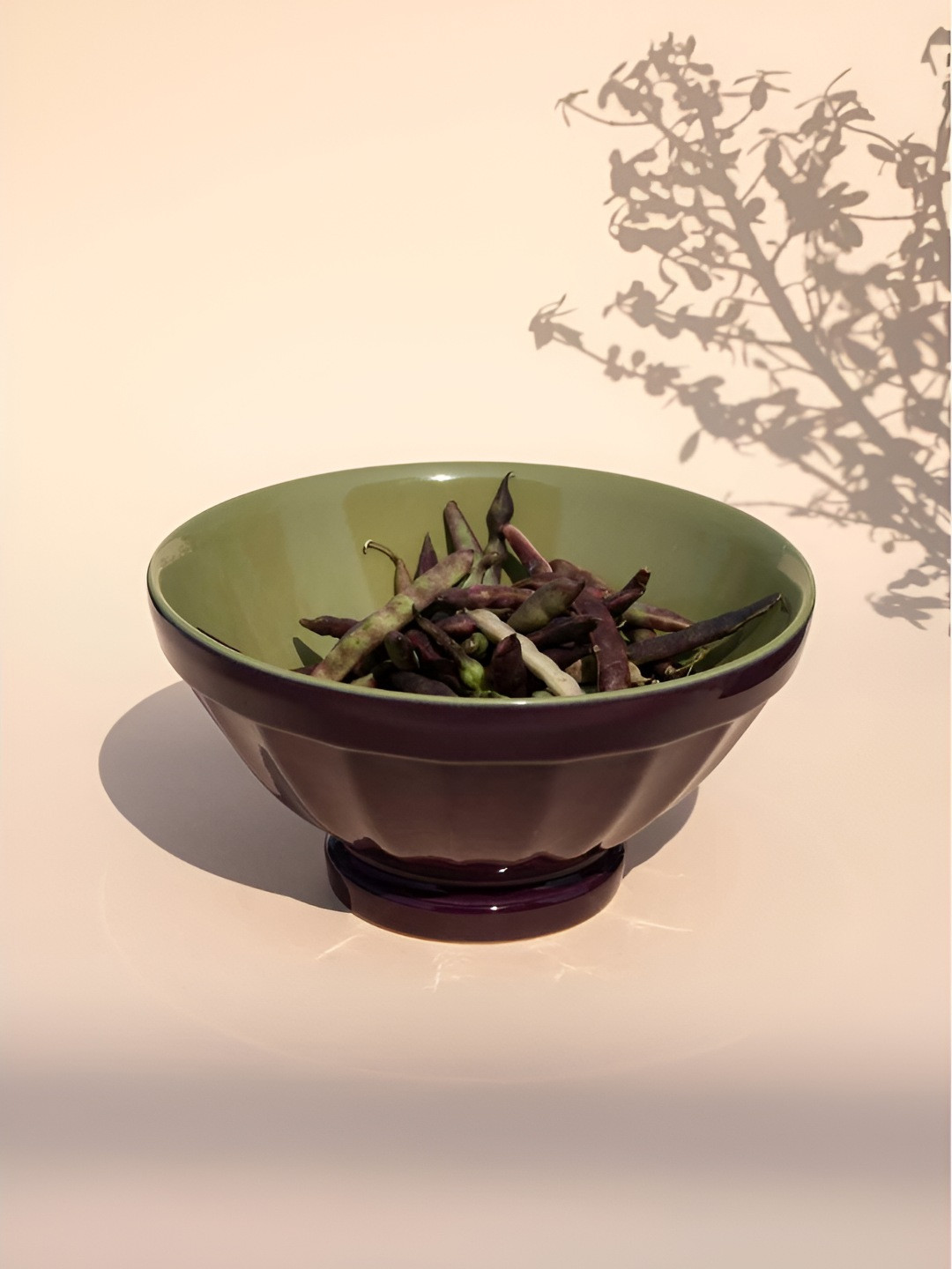 FREEDOM TREE Ceramic Dishwasher and Microwave Safe Serving Bowl