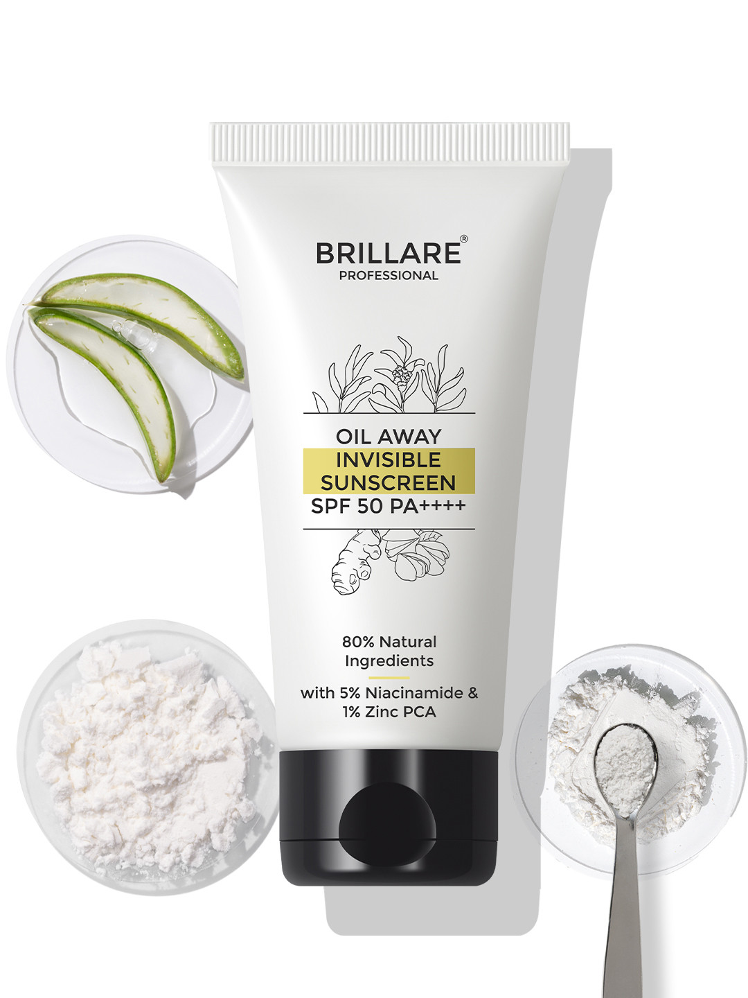 BRILLARE Oil Away Invisible Face Sunscreen SPF 50- 50 g