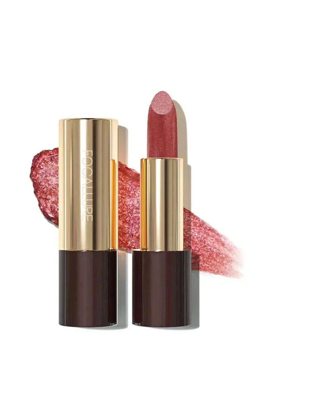 FOCALLURE Long Lasting Shimmer Bullet Lipstick - 3.5 g - Killer Queen - RD02