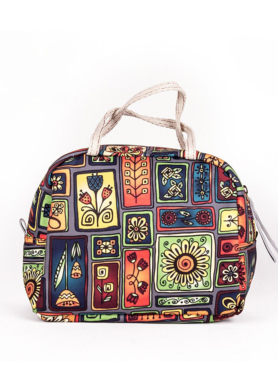 Bunkraft Men Frame Pattern Printed Zipper Everyday Lunch Bag