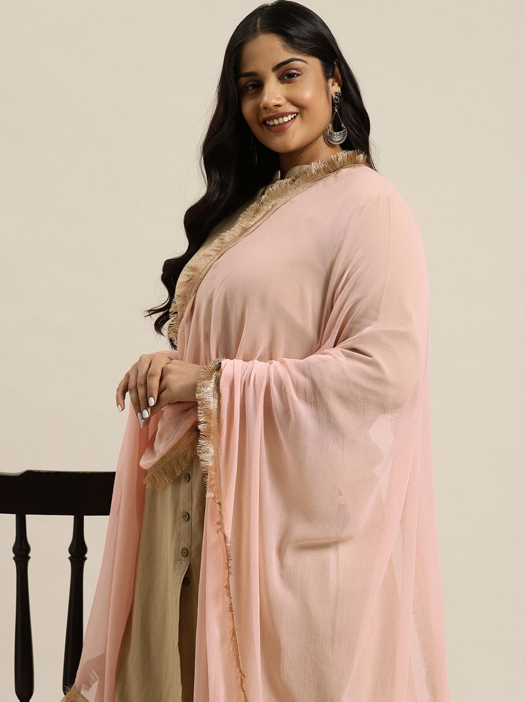 Varanga Fringed Border Dupatta