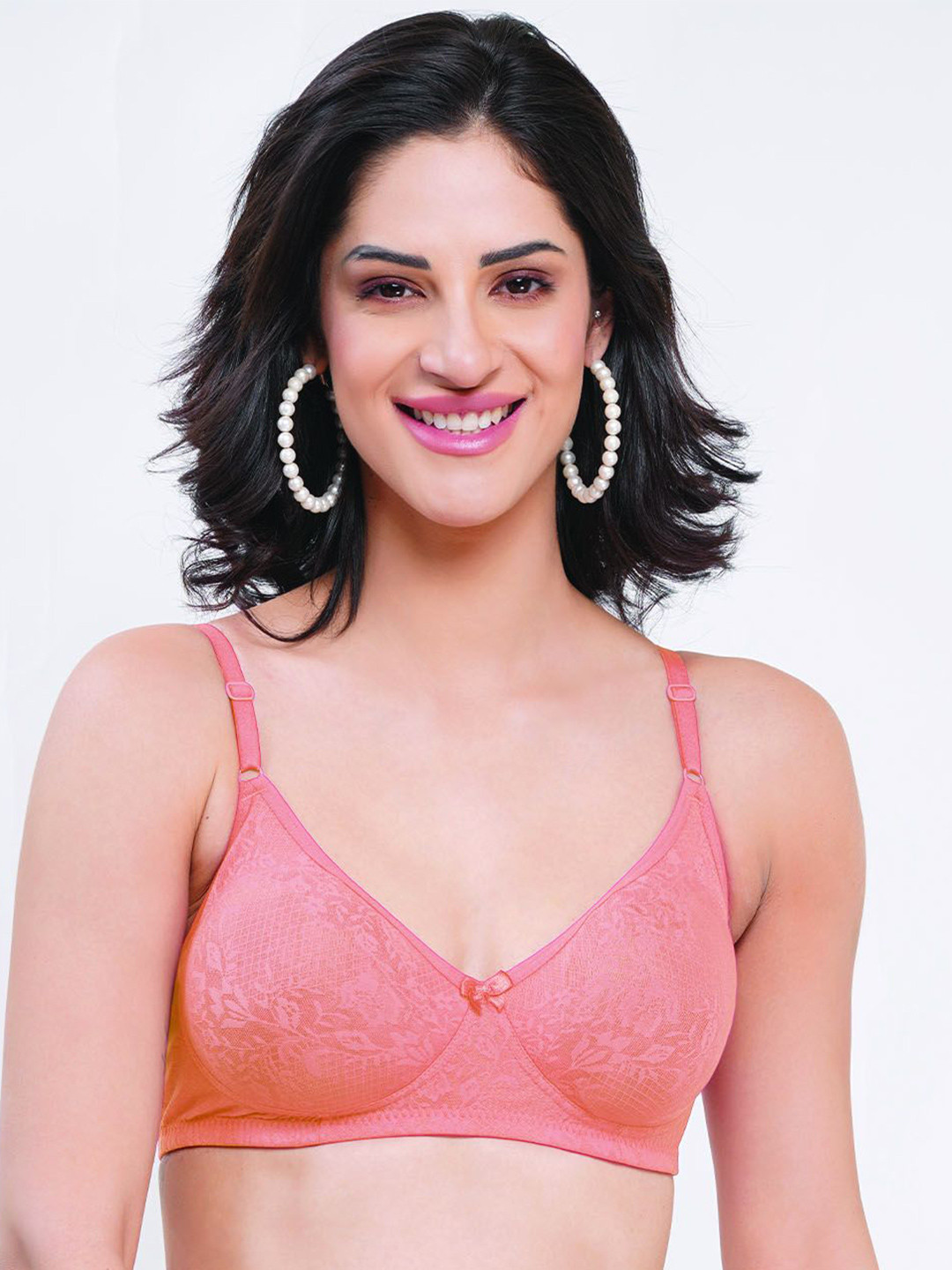 Reveira Floral Lace Full Coverage T-shirt Bra