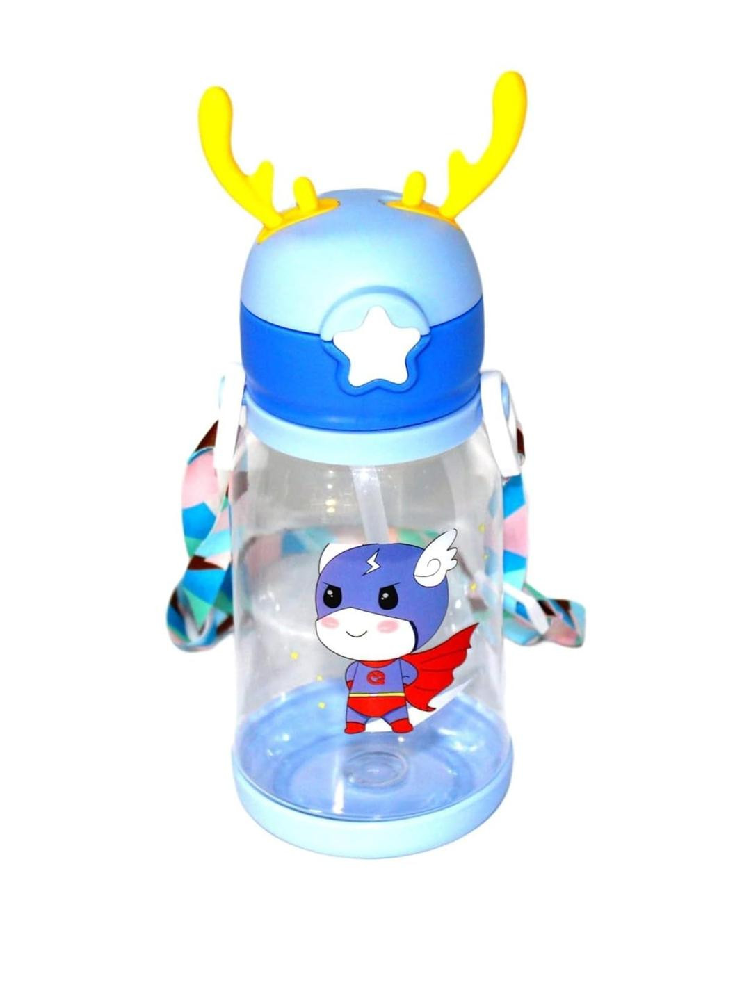 ARPANA BRIGHT Blue Printed Plastic Sipper Water Bottle