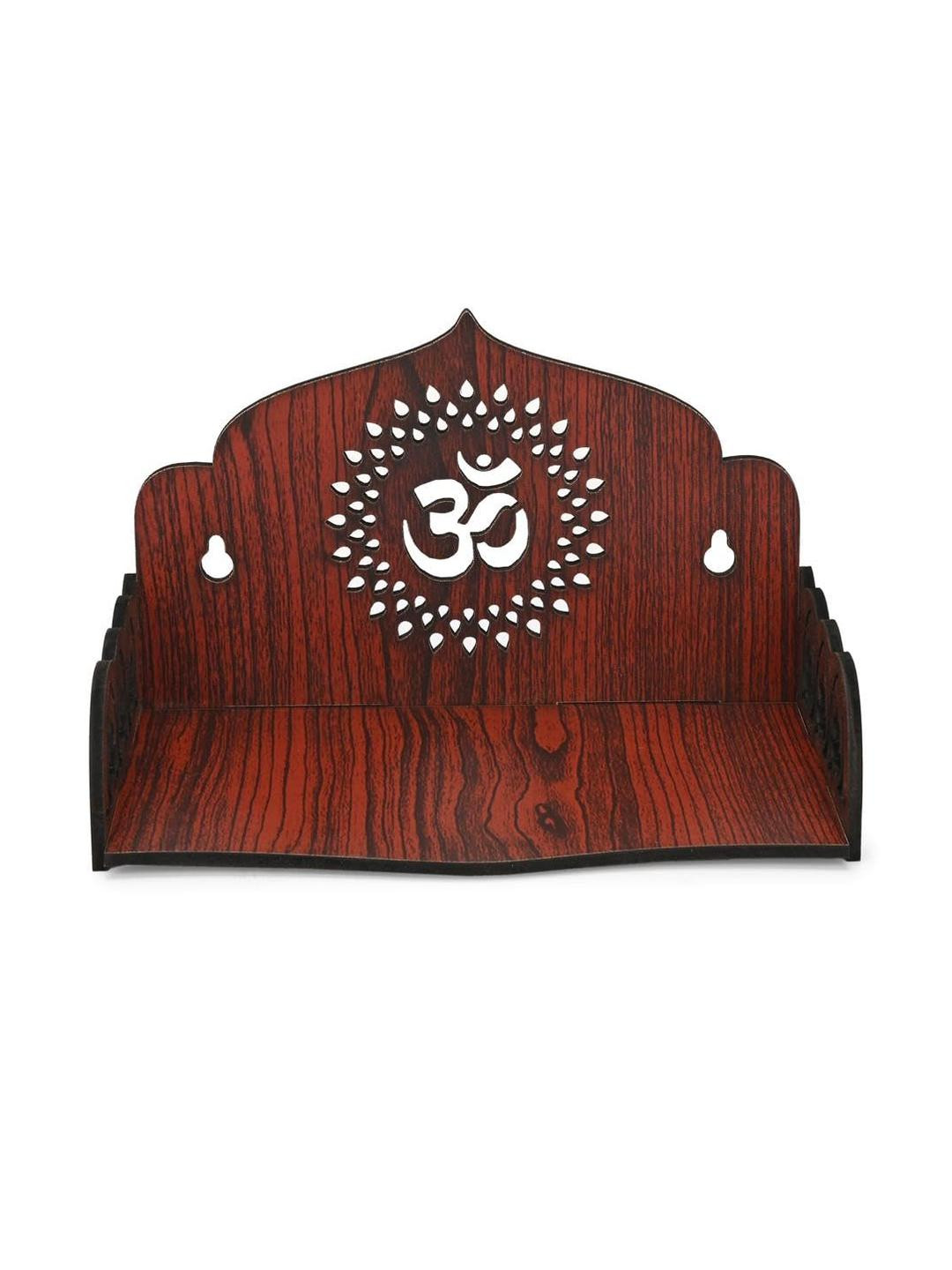 Somil Wooden Temple Home Brown 21 X 17 X 30 CM