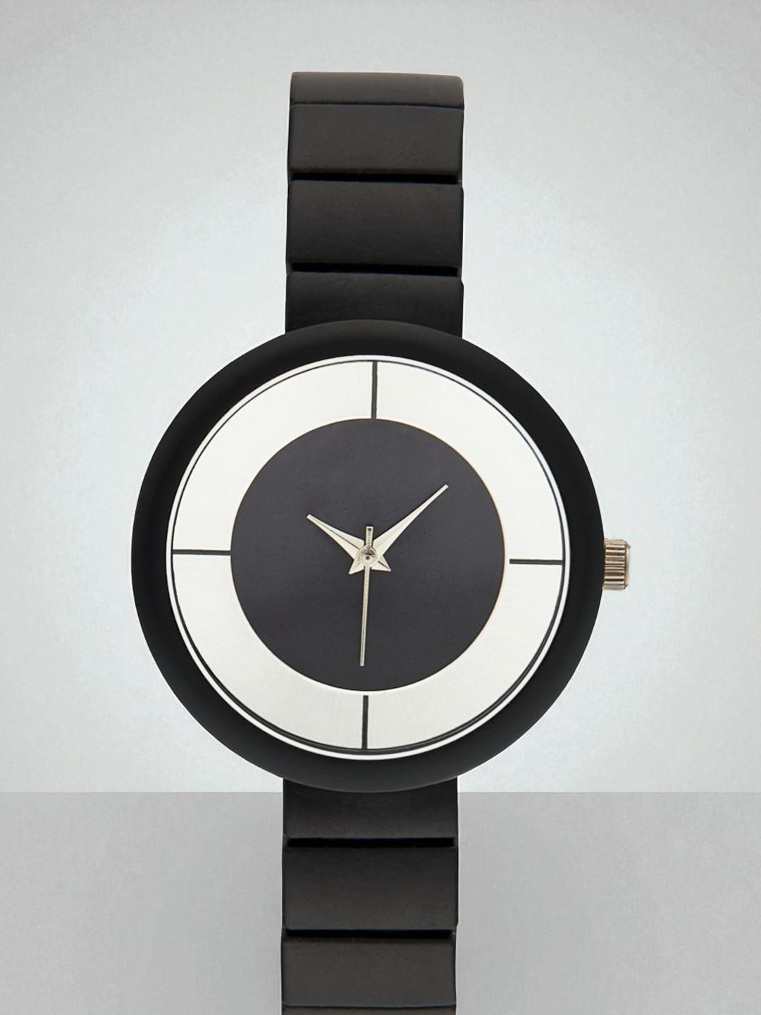 SZN Women Dial & Stainless Steel Straps Analogue Watch Mate BlackDLSZNS