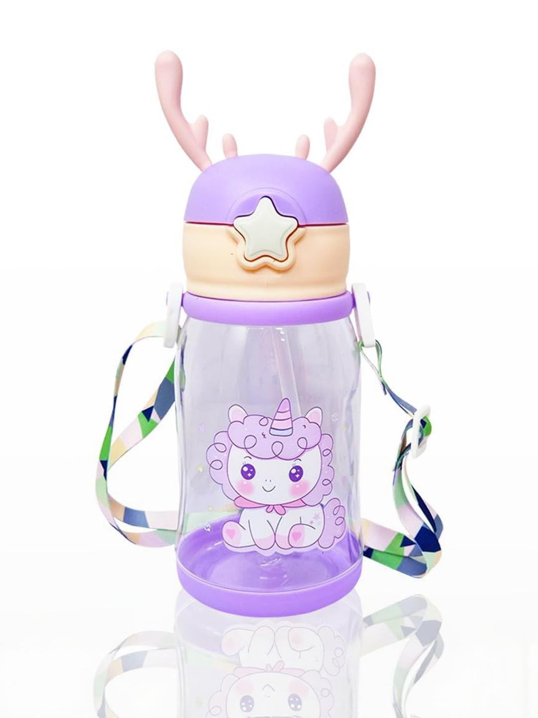 ARPANA BRIGHT Kids Purple Printed Sipper Water Bottle