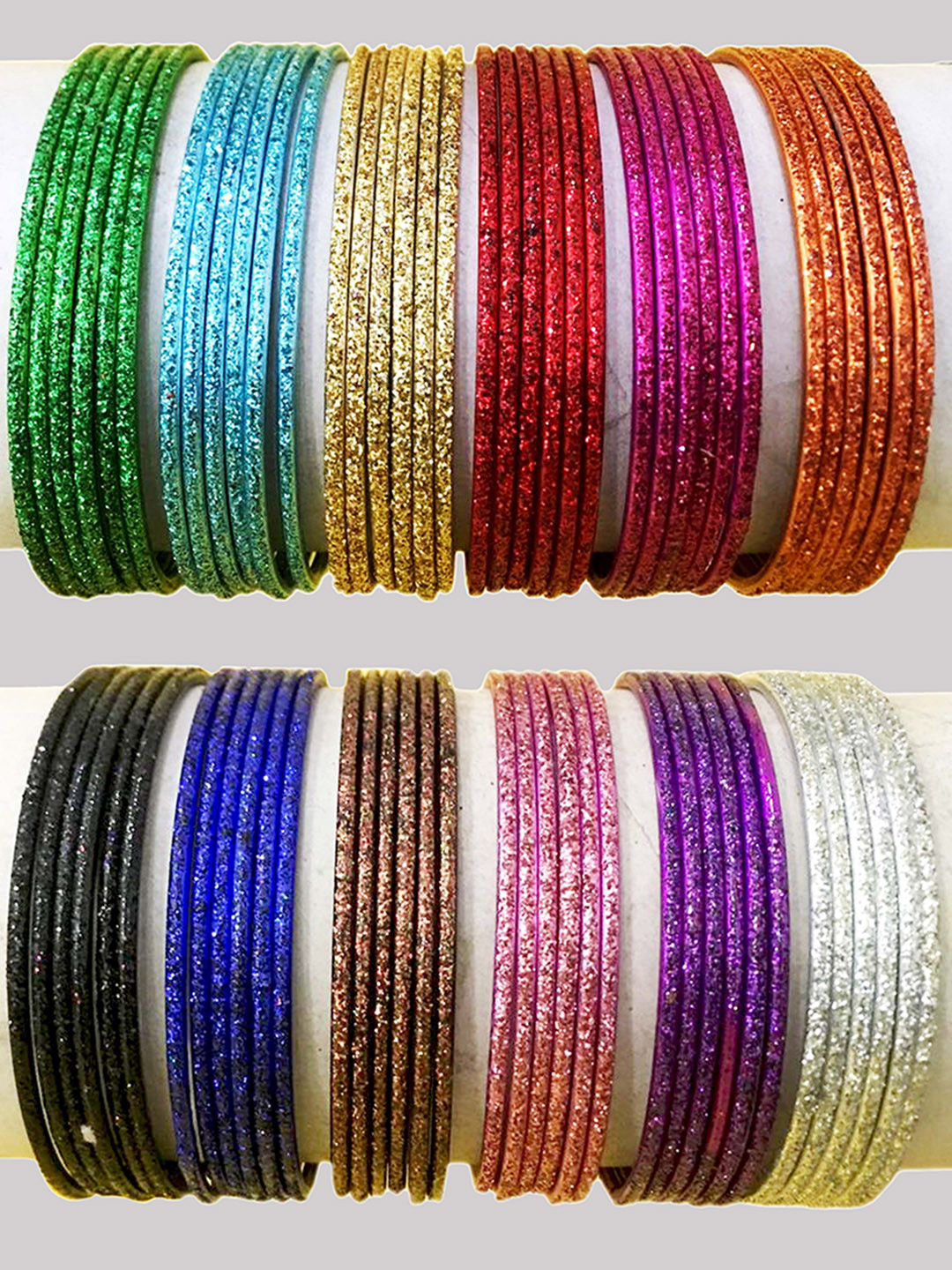 Hi Look Set Of 72 Glitter Bangles