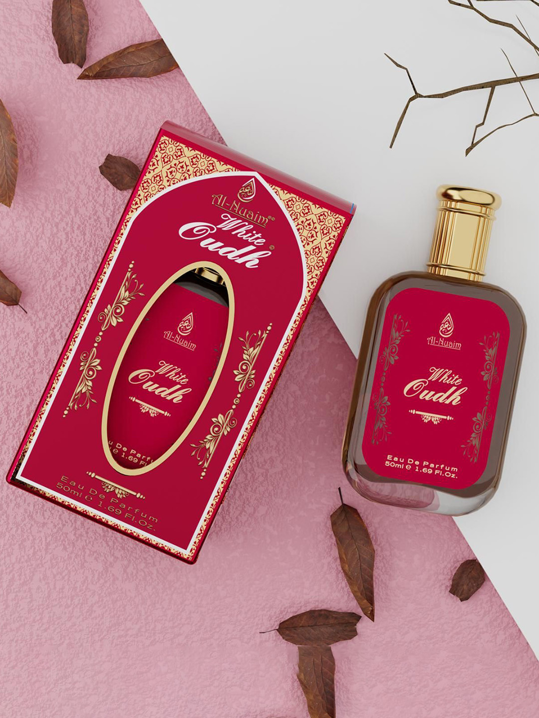 Al-Nuaim Set Of 5 Alcohol Free Attar-6 ml Each With White Oudh EDP - 50 ml Gift Set