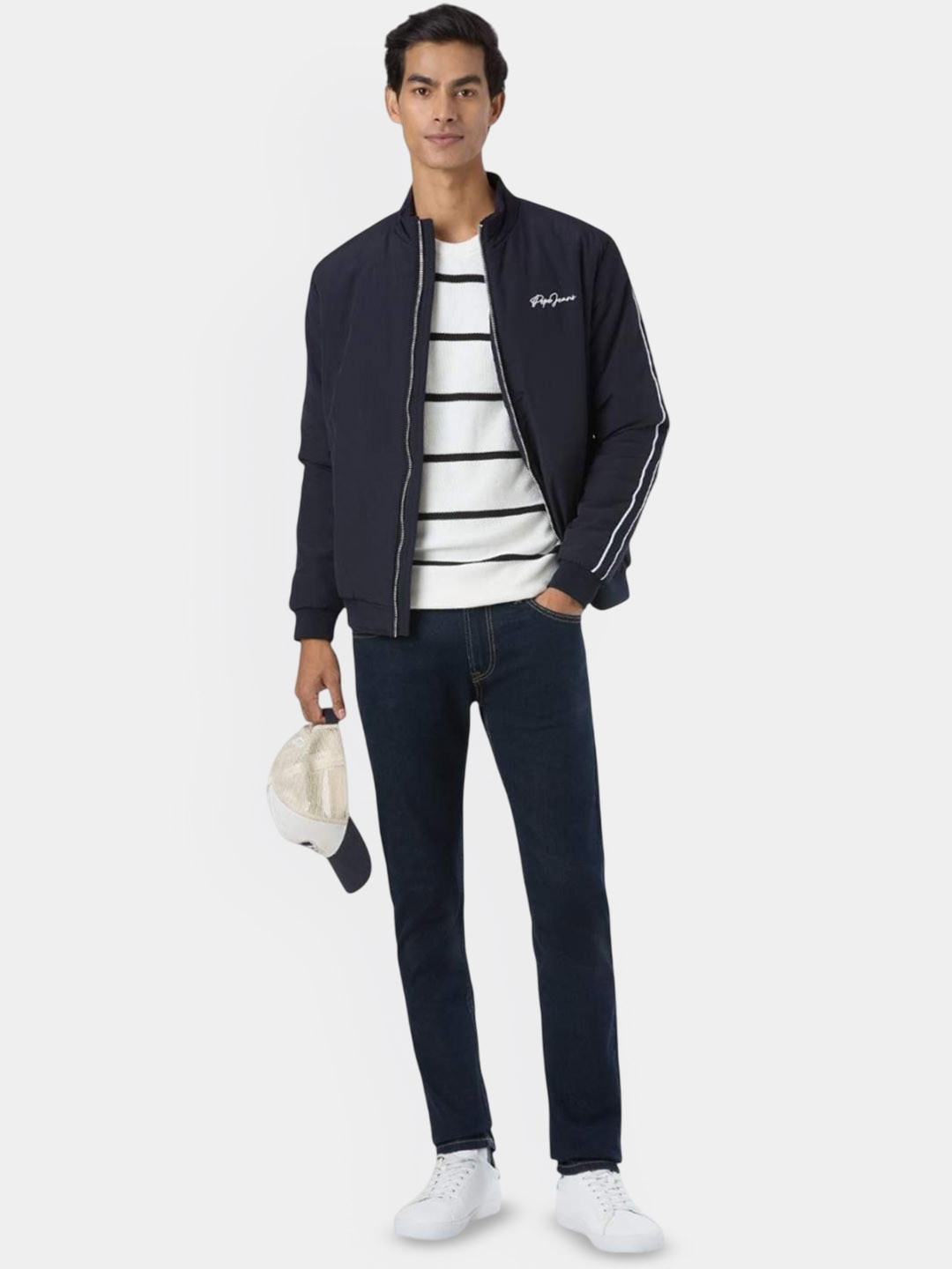 Pepe Jeans Men Open Front Jacket