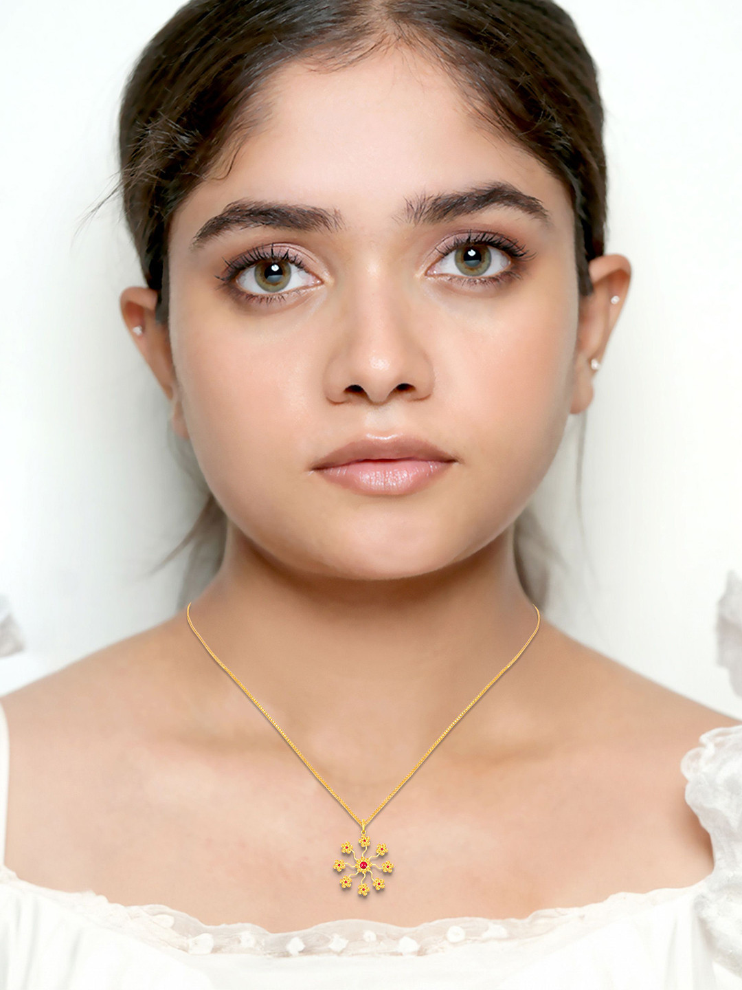 BHIMA 22KT BIS 916 Hallmark Pooveli Gold Pendant - 3.52g