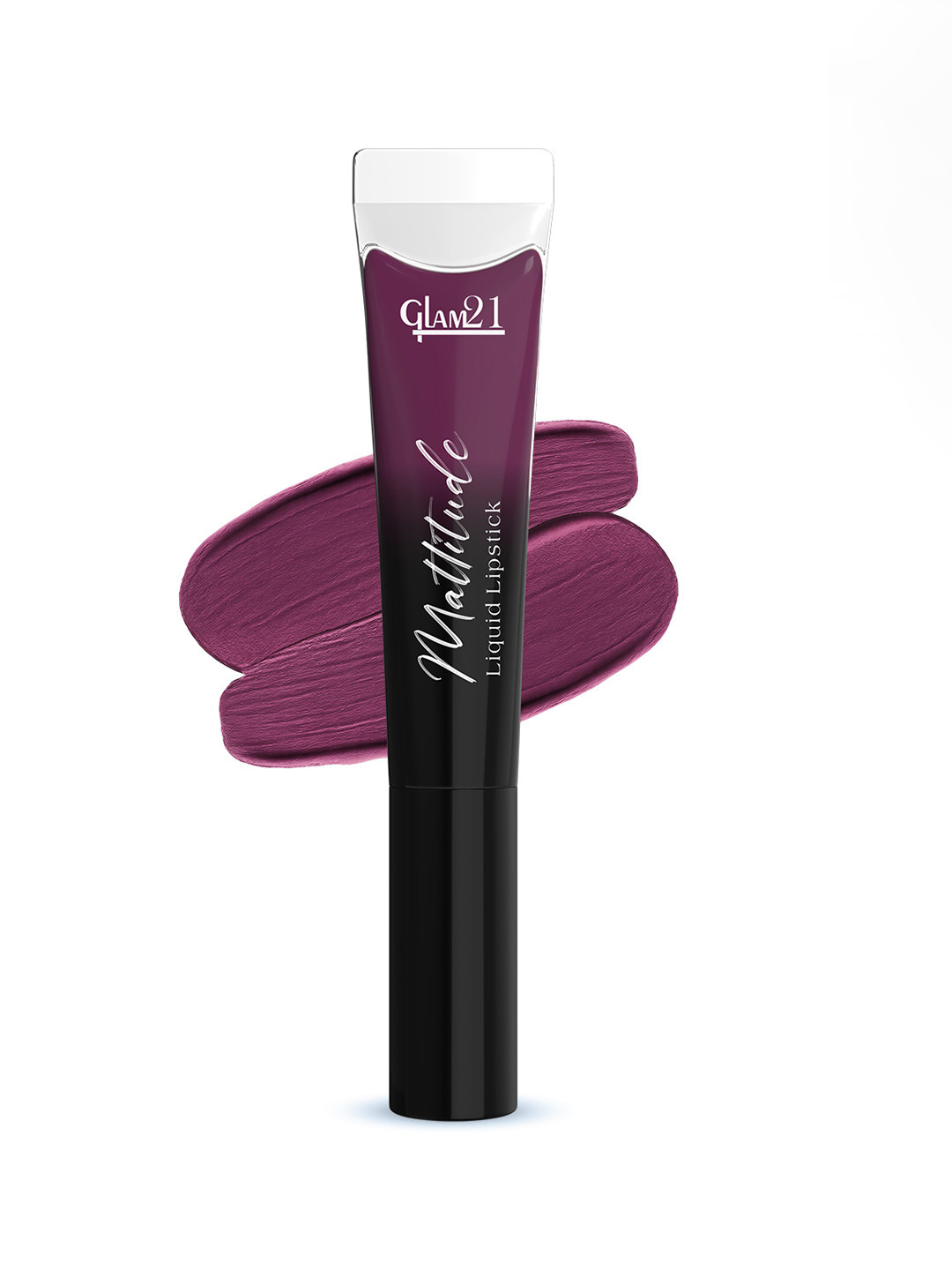 GLAM21 Mattitude Liquid Matte Lipstick with Vitamin E & Cherry Oil 7.5ml - Dark Like Plum