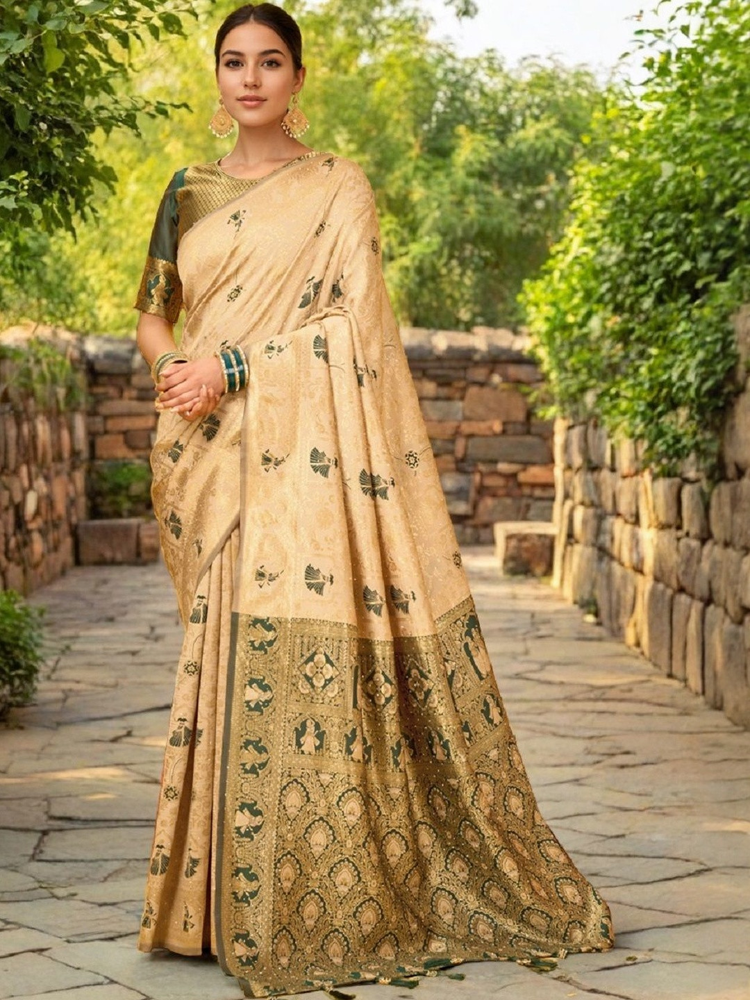 Suha Art Silk Intricate Woven Design Saree