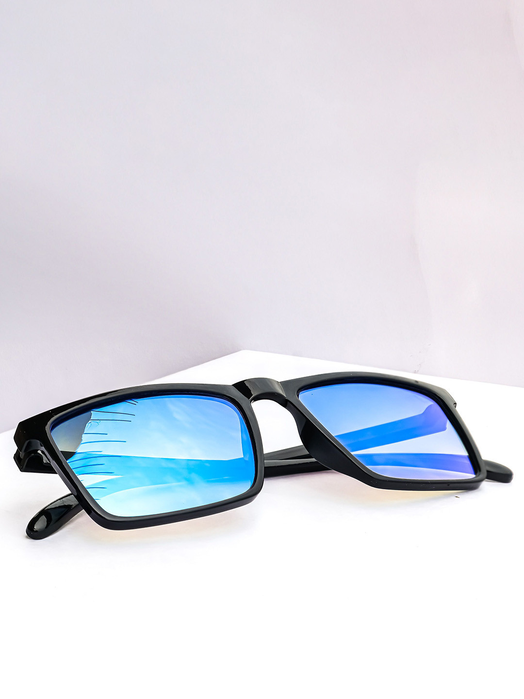 Jiebo Men Rectangle Sunglasses with UV Protected Lens CID-01