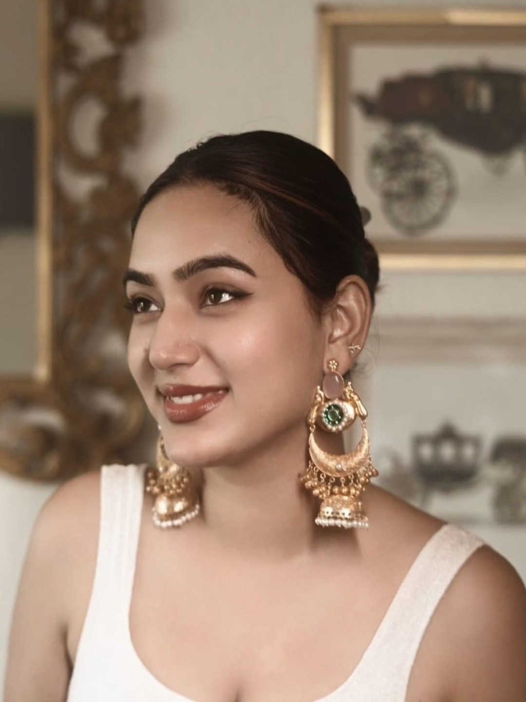 ROYAL NEEDS Classic Jhumkas Earrings