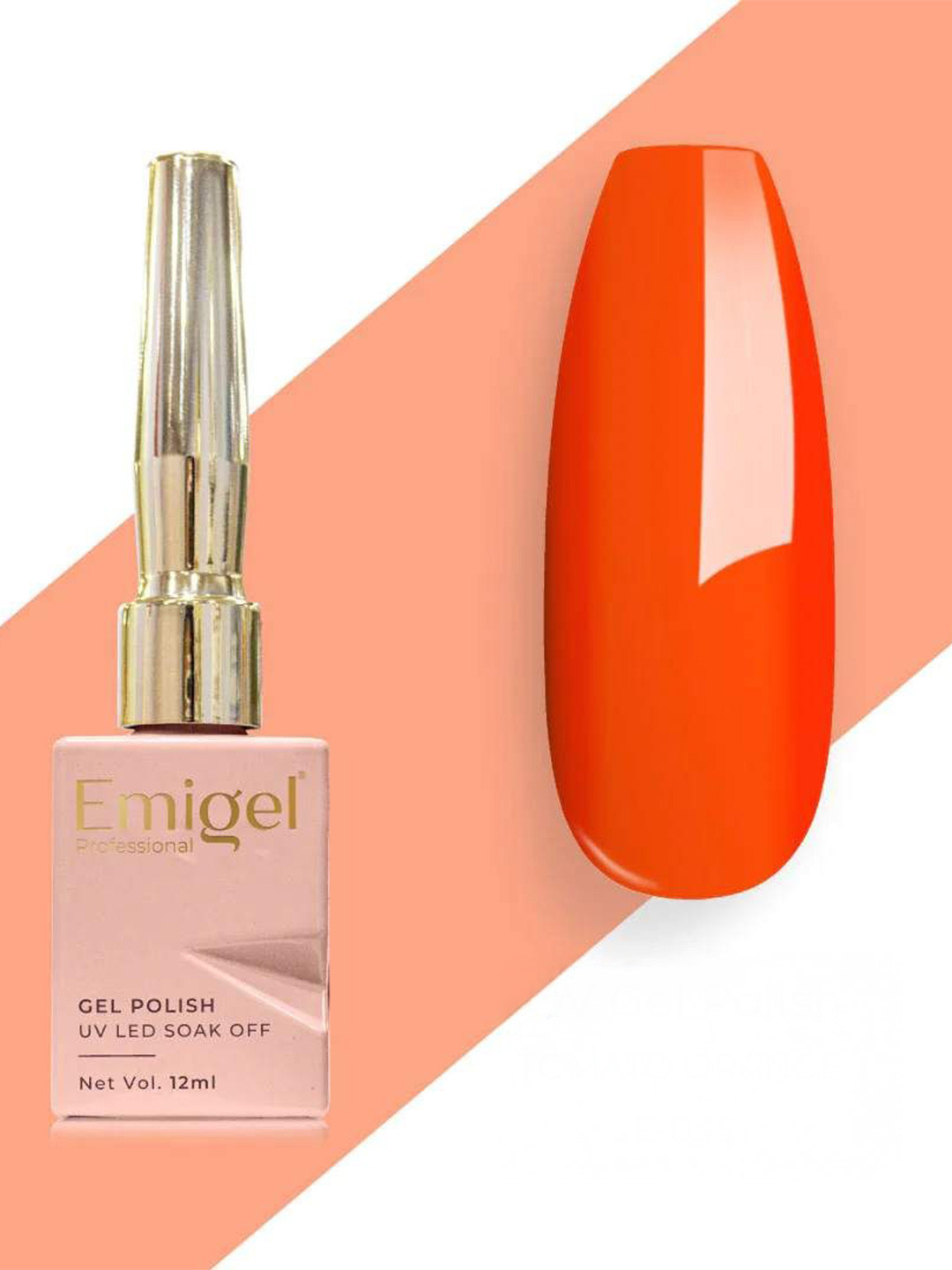 Emigel PROFESSIONAL UV Gel Nail Polish - 12 ml - Tomato Orange - E-045