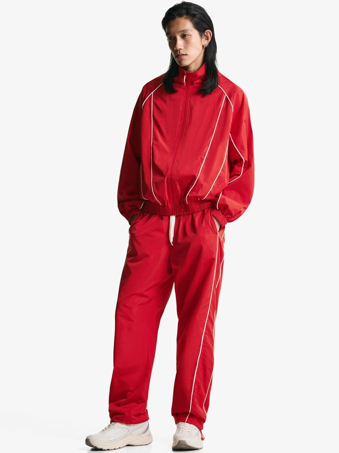 Bershka Technical Sporty Baggy Pants