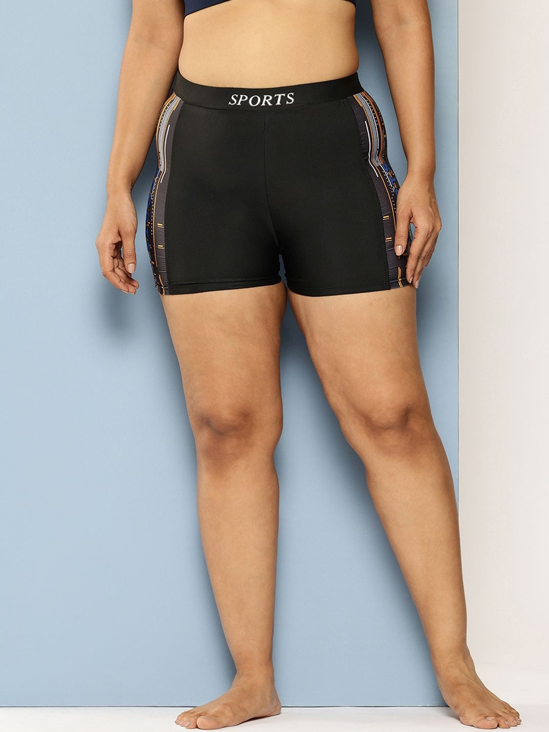 CORSICA Womens Sports Wear Printed Tights-Jammers Shorts