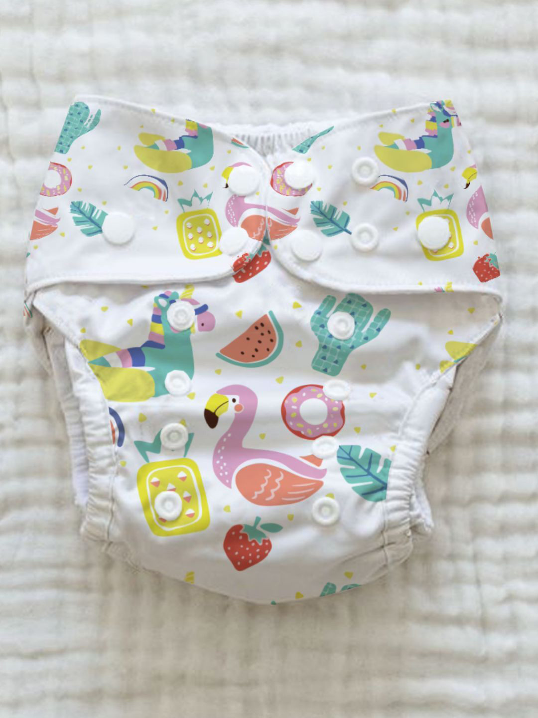 Polka Tots Reusable & Washable Baby Swim Diaper- L