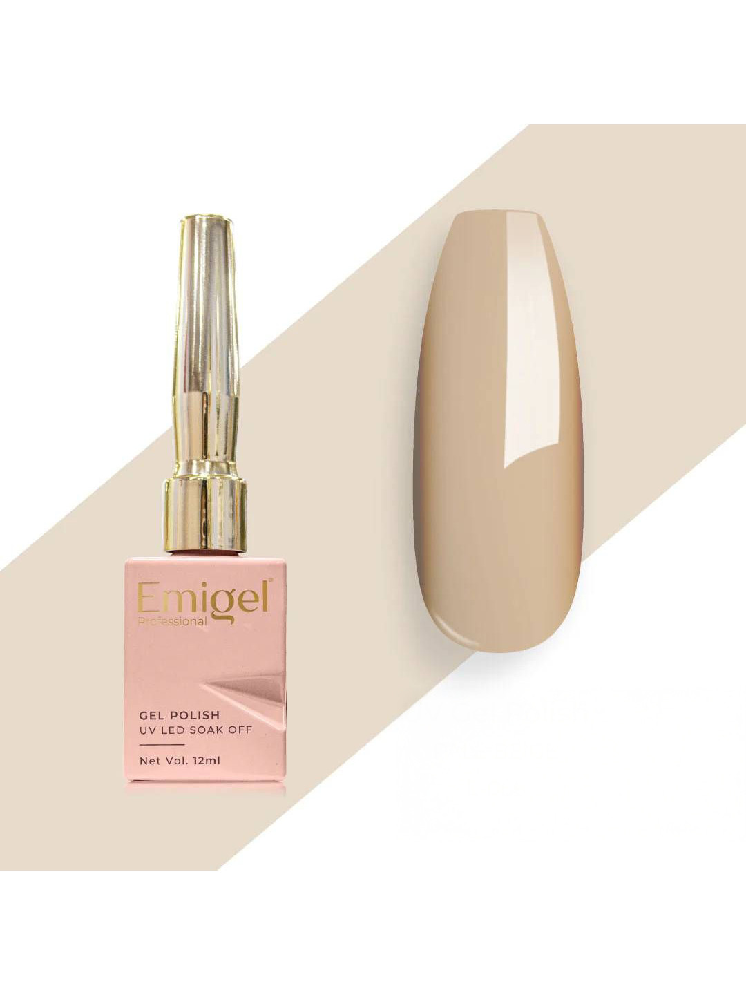 Emigel PROFESSIONAL UV Gel Nail Polish - 12 ml - Pale Beige - E-066