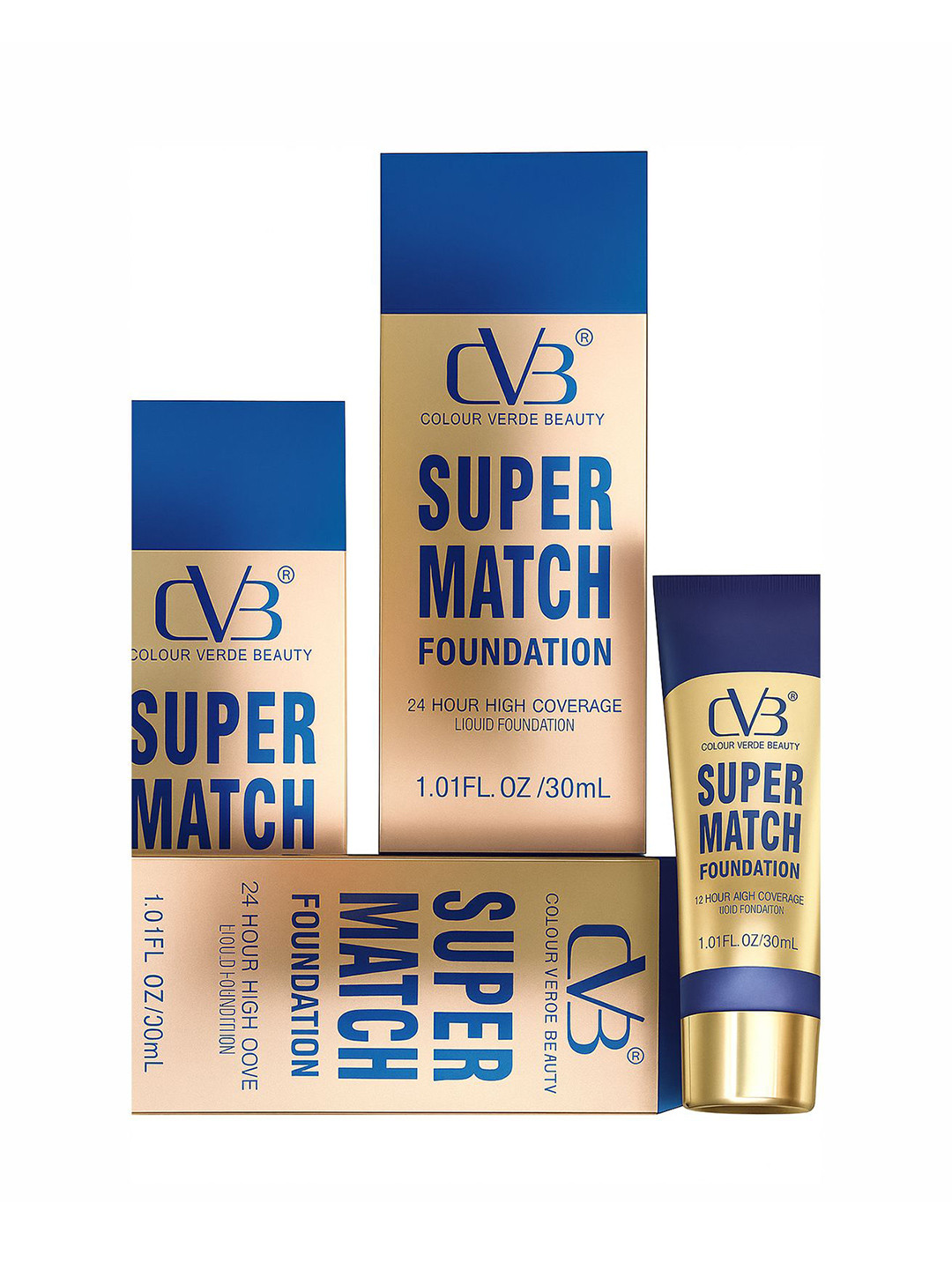 CVB C101 Super Match Liquid Foundation - 30 ml - Natural Beige