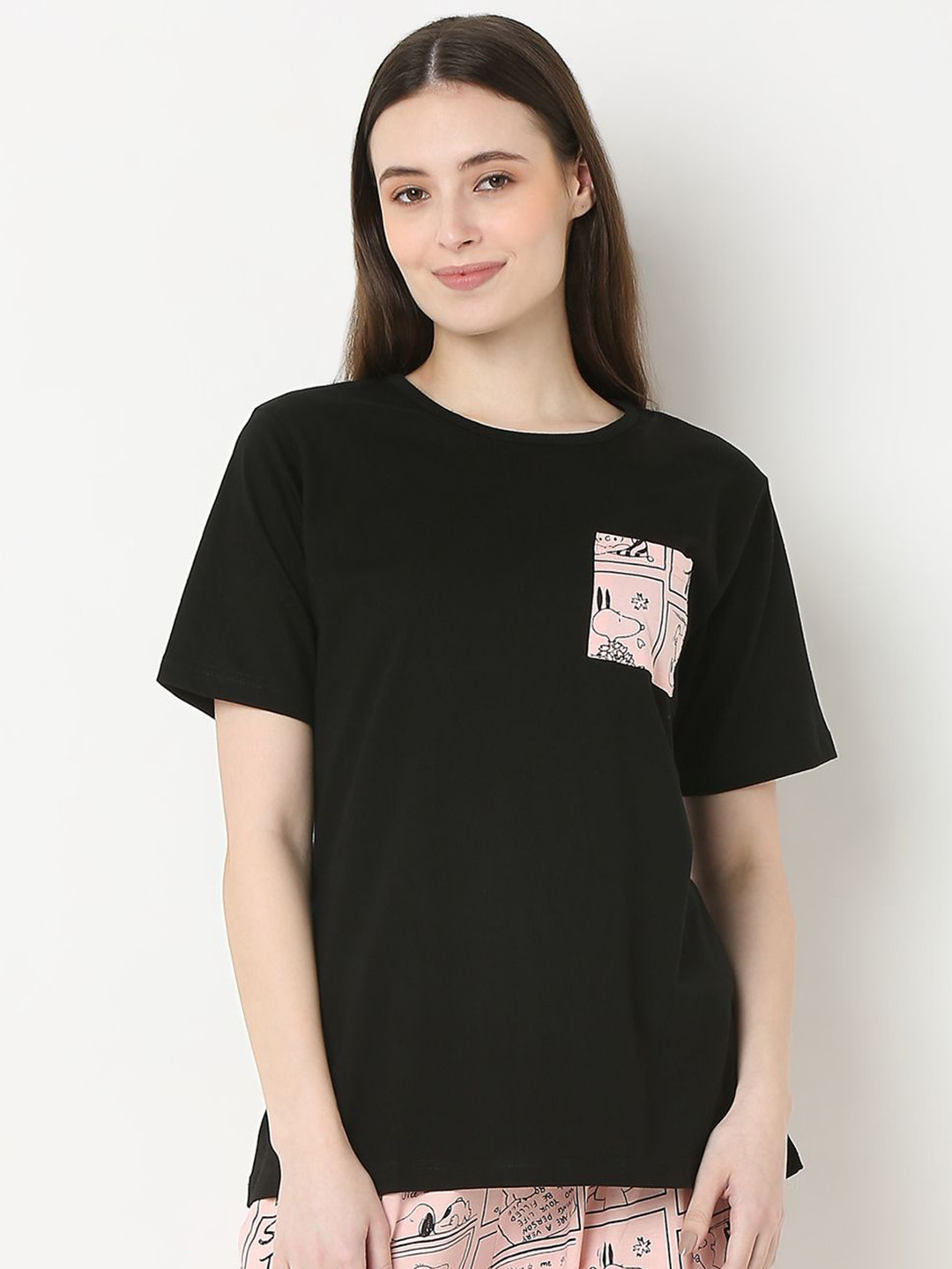 Smarty Pants Women Printed Relaxed Fit Cotton T-shirt