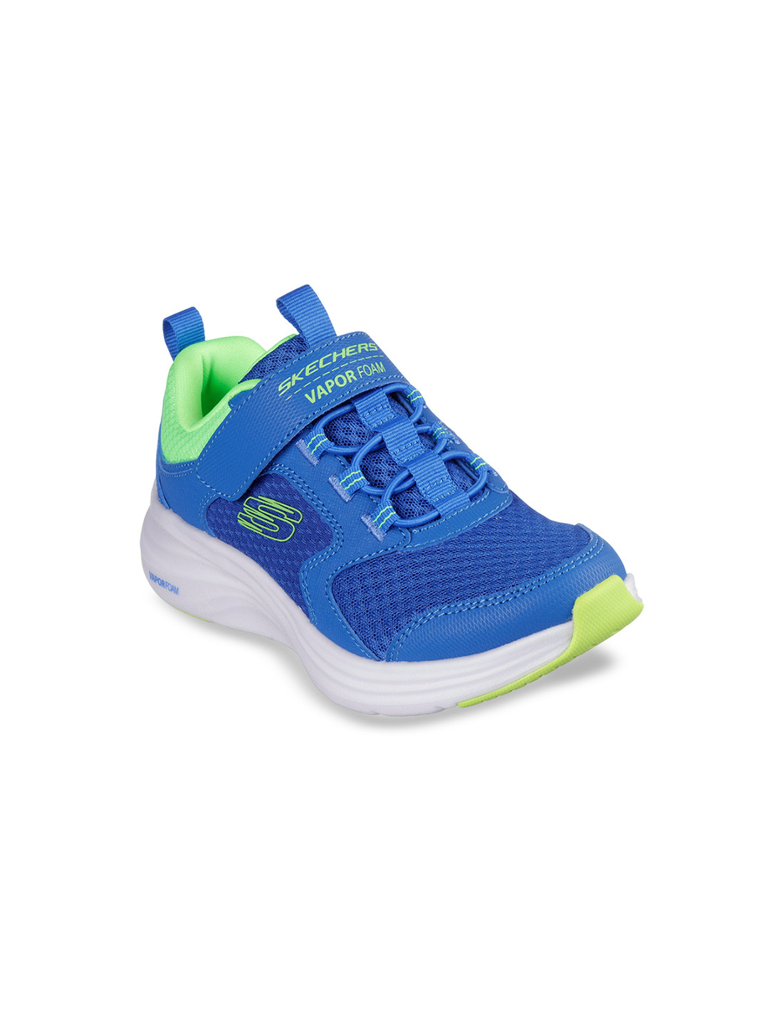 Skechers Boys Vapor Foam Hyper Stroll Velcro Casual Sneakers