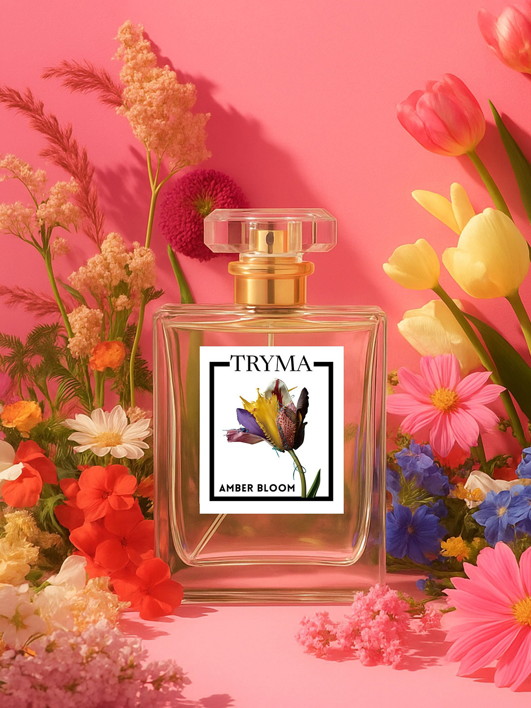 TRYMA Amber Bloom Long Lasting Eau De Parfum - 50 ml