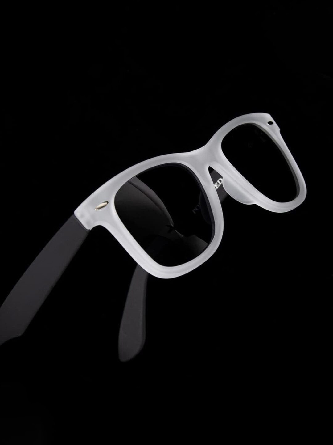 DonBaller Unisex Square Sunglasses with Polarised & UV ProtectDonBaller- WHITE Sunglasses