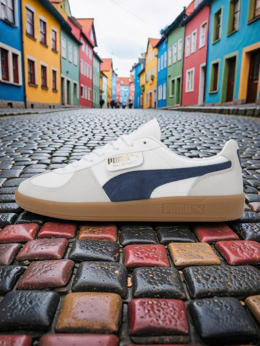 Puma Adults Unisex Textured Round Toe Palermo Lth Sneakers