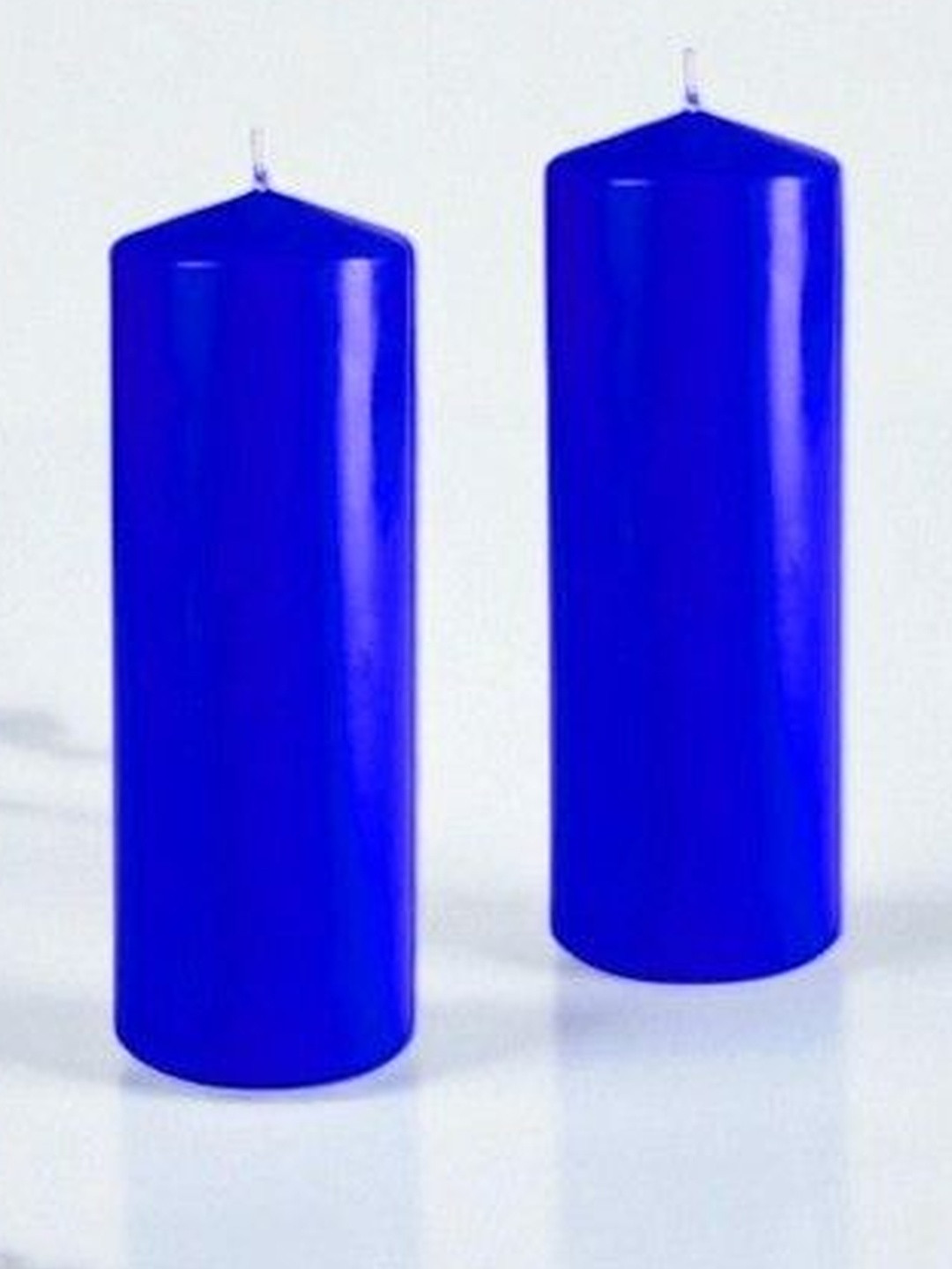 ASIDEA Set Of 2 Pillar Purple Candles