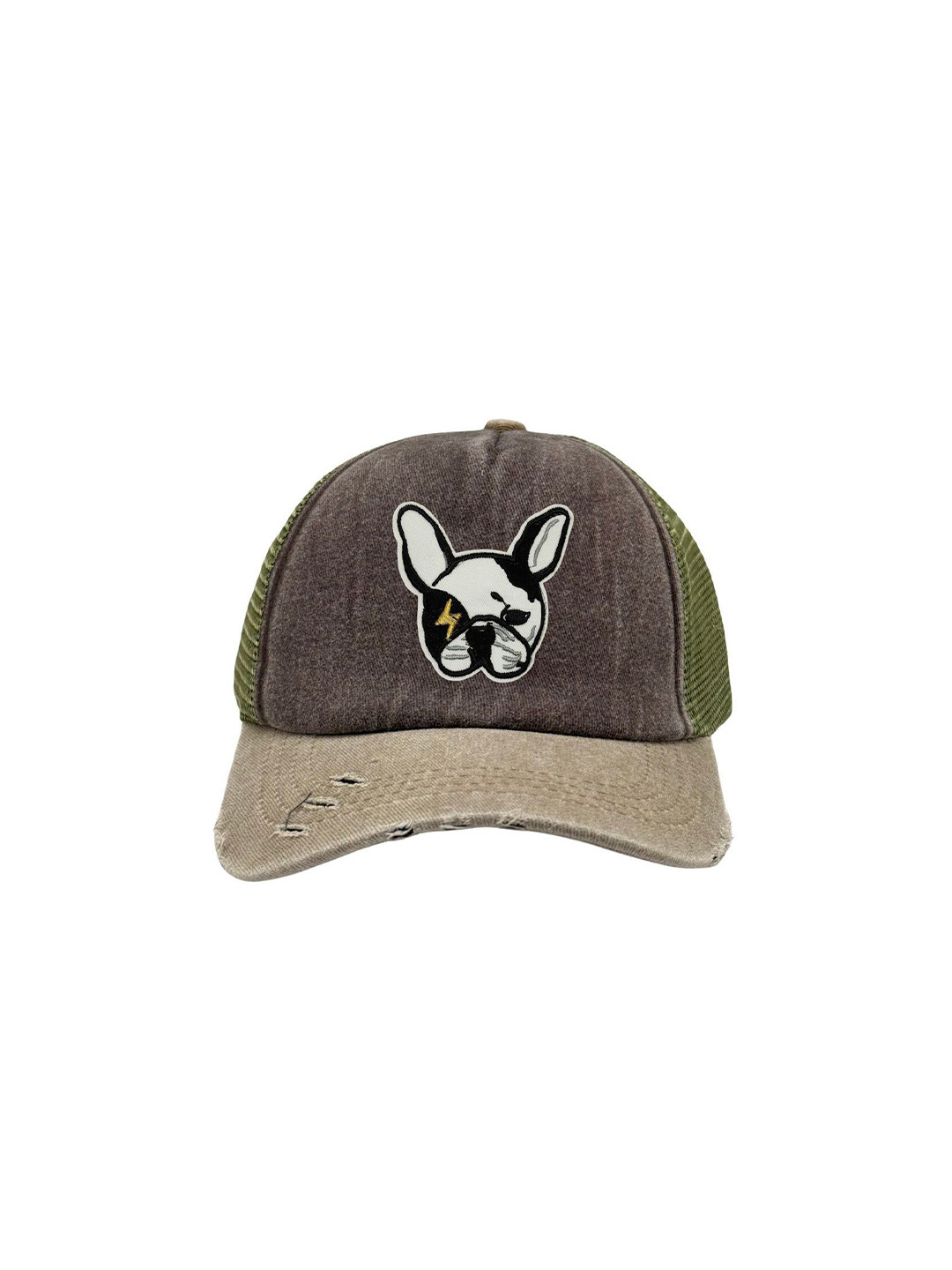 The Tie Hub Unisex Dog Face Logo Embroidered Cotton Baseball Cap