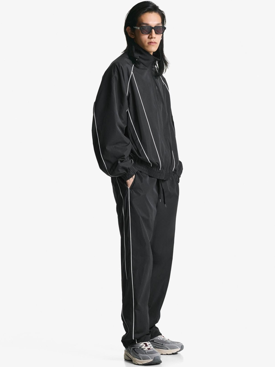 Bershka Technical Sporty Baggy Pants
