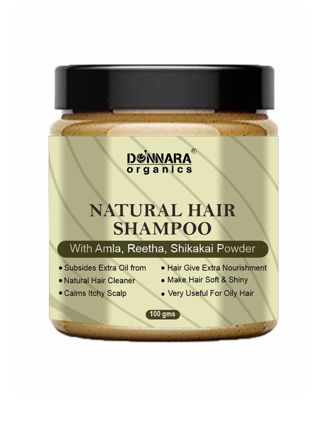 Donnara Organics Natural Hair Shampoo With Amla- 100 g