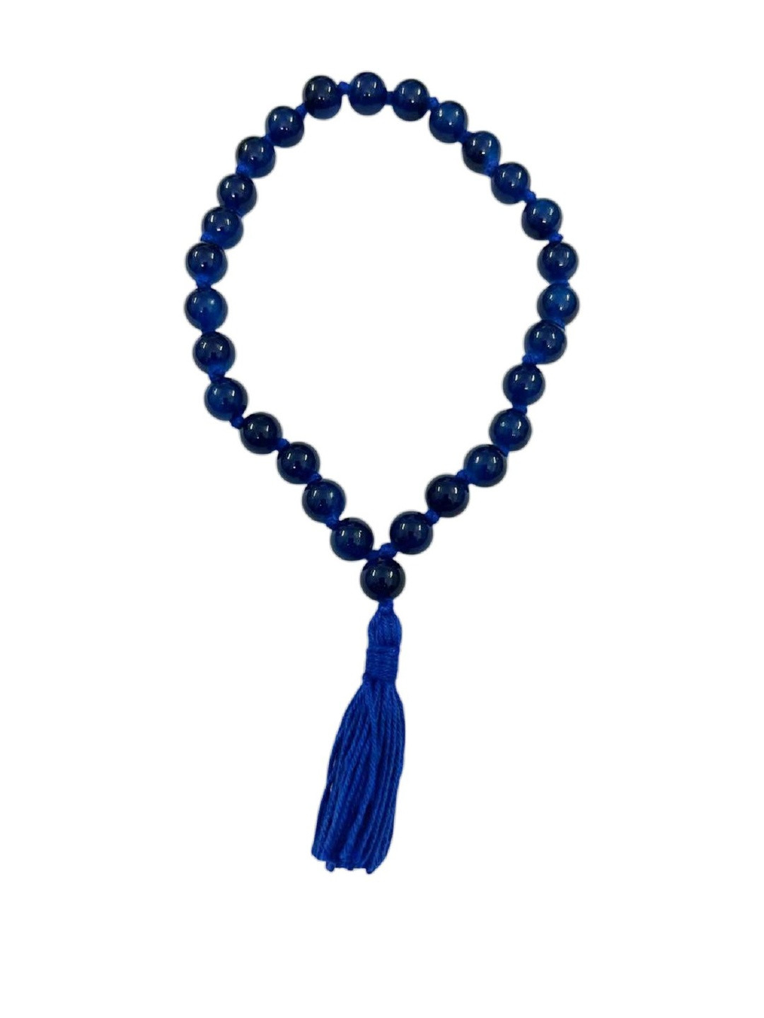 numeroastro Unisex Blue Artificial Beads Slip-On Necklace and Chains