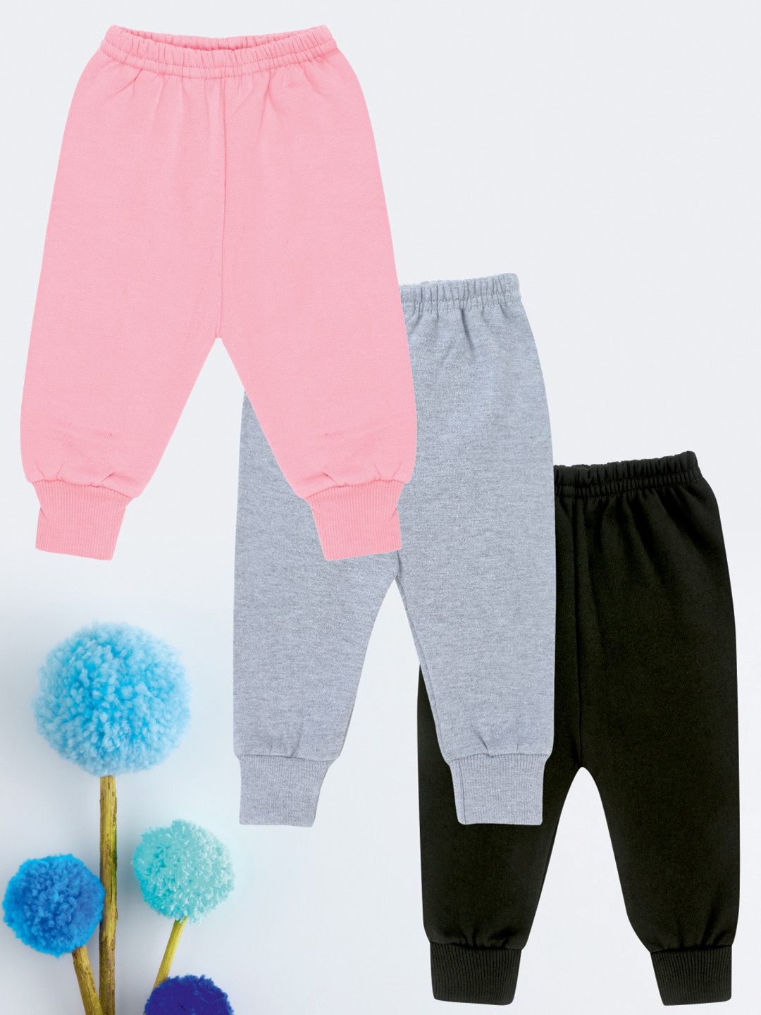 CLAP Kids Pack of 3 Winter Fleece Joggers