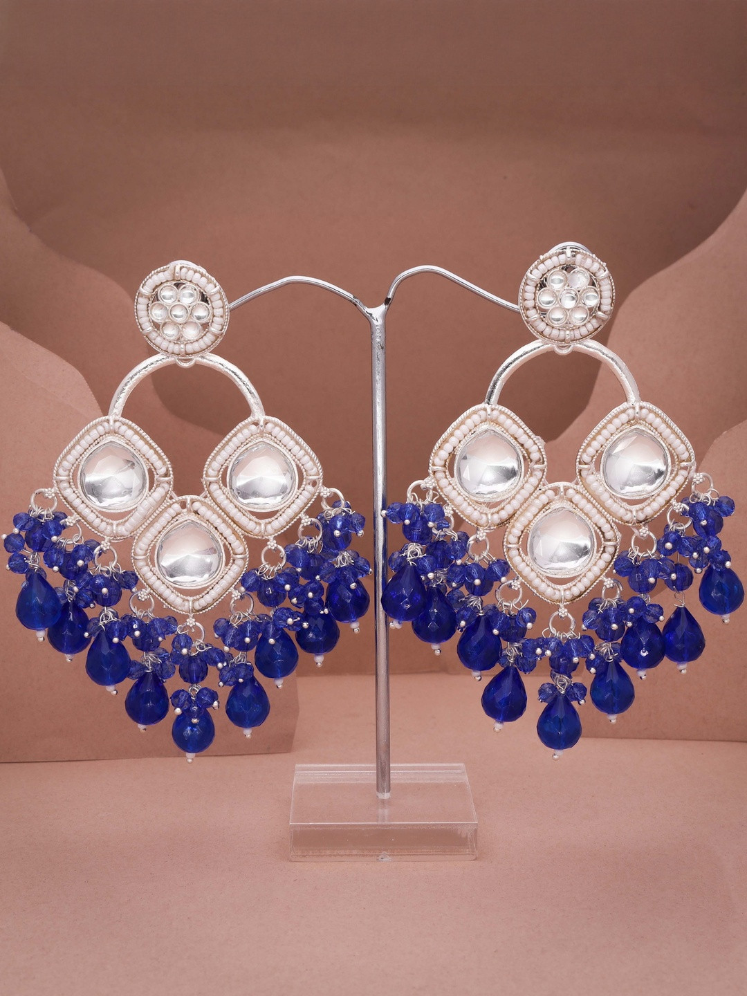 Anouk Contemporary Chandbali Kundan Earrings