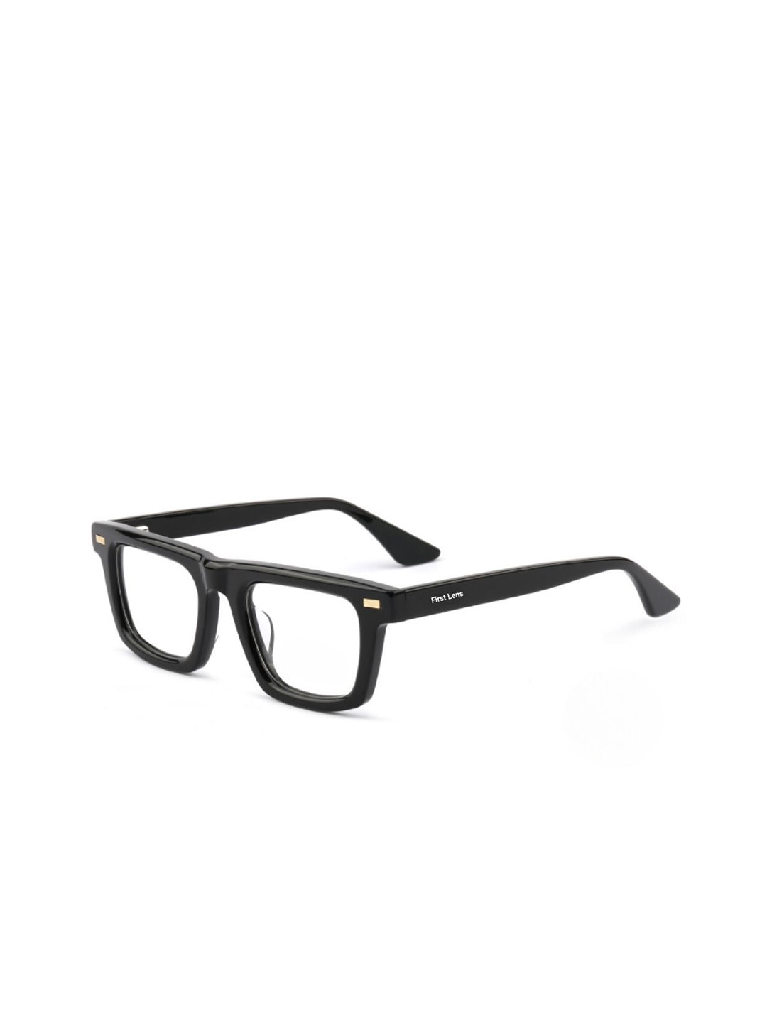 First Lens Unisex Full Rim Square Frames Nero Blue Light Computer Glasses B020