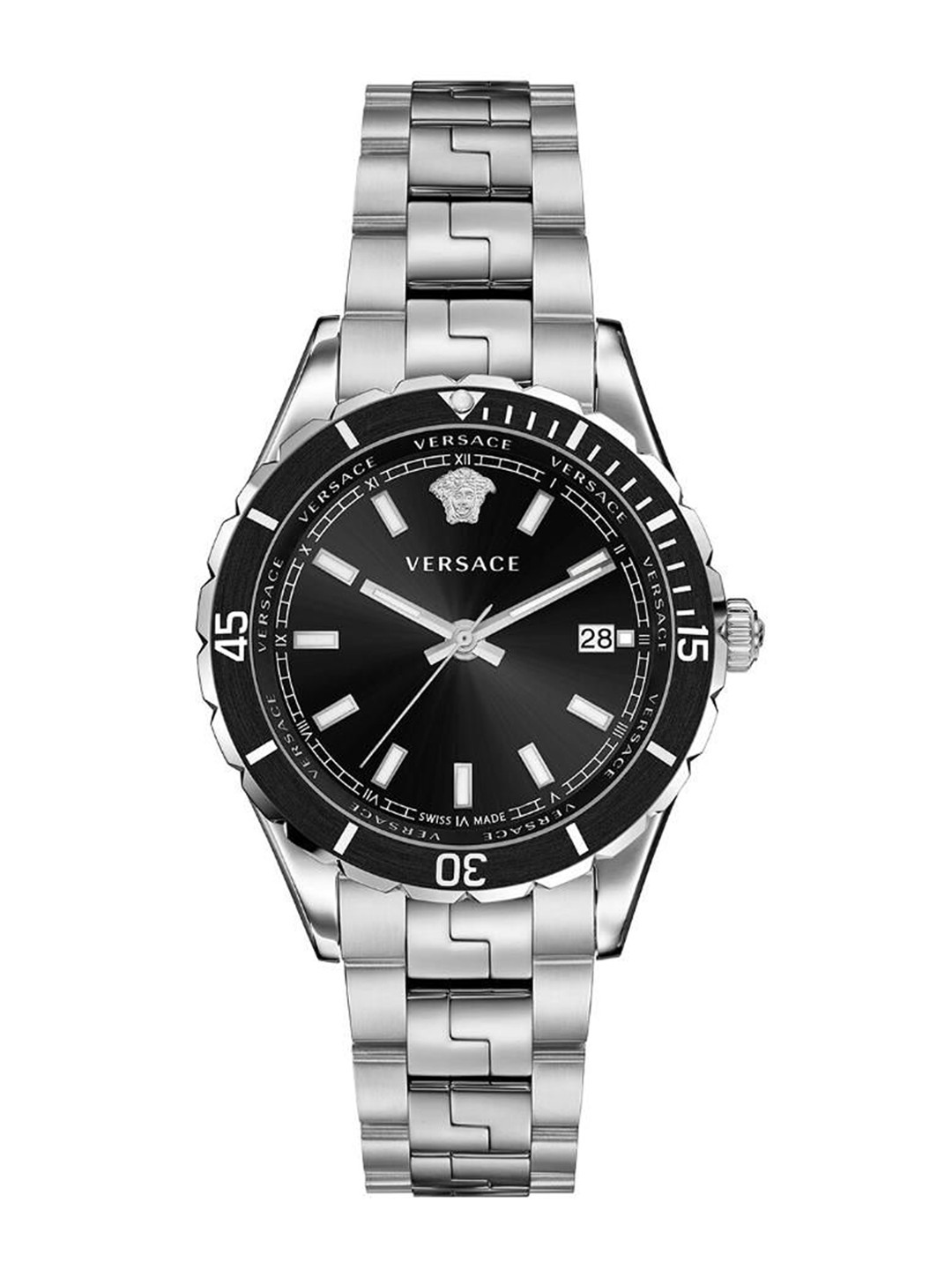 Versace Hellenyium Men Stainless Steel Wrap Around Straps Analogue Watch VE3A00520